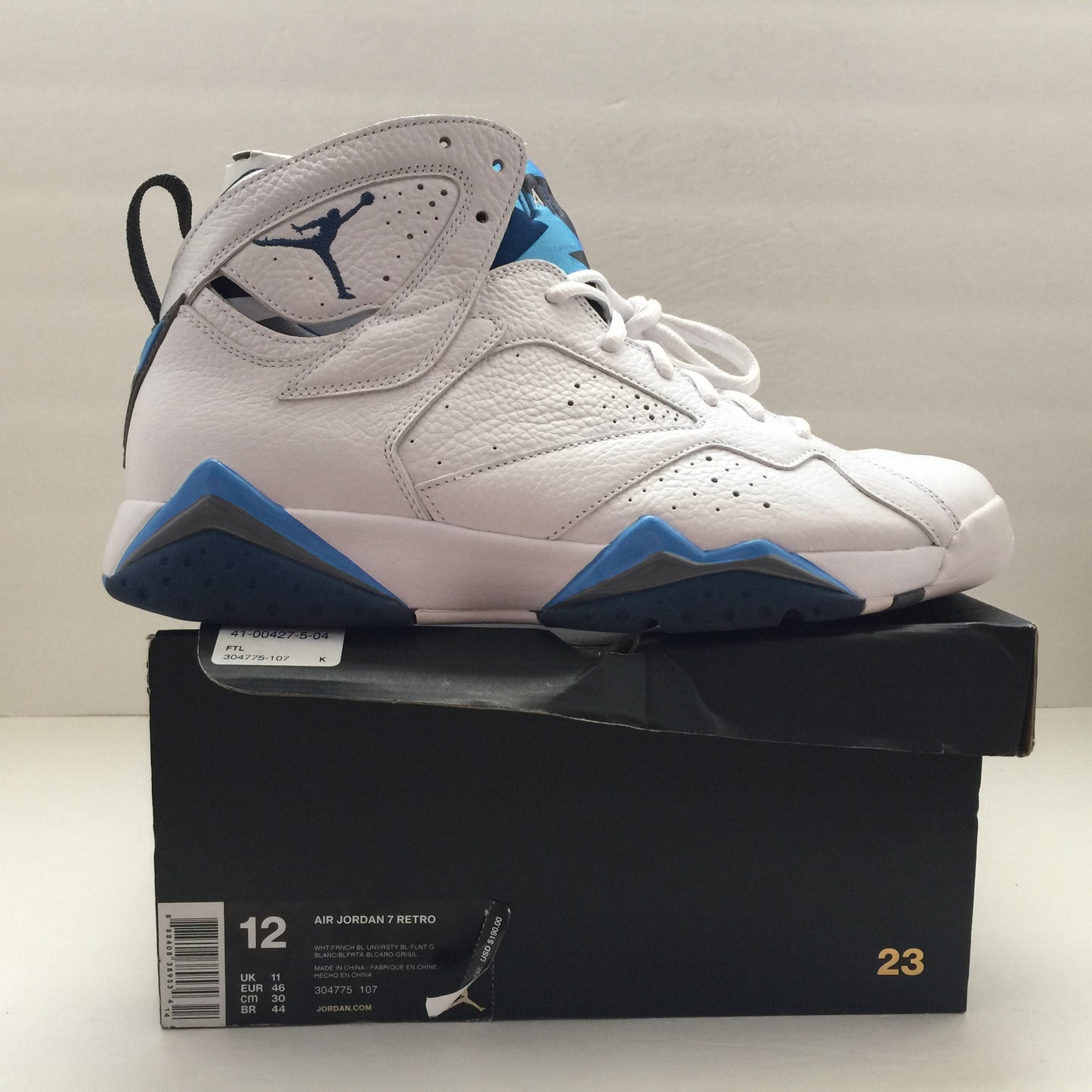 DS Nike Air Jordan 7 VII Retro French Blue Size 12 - DOPEFOOT
 - 2