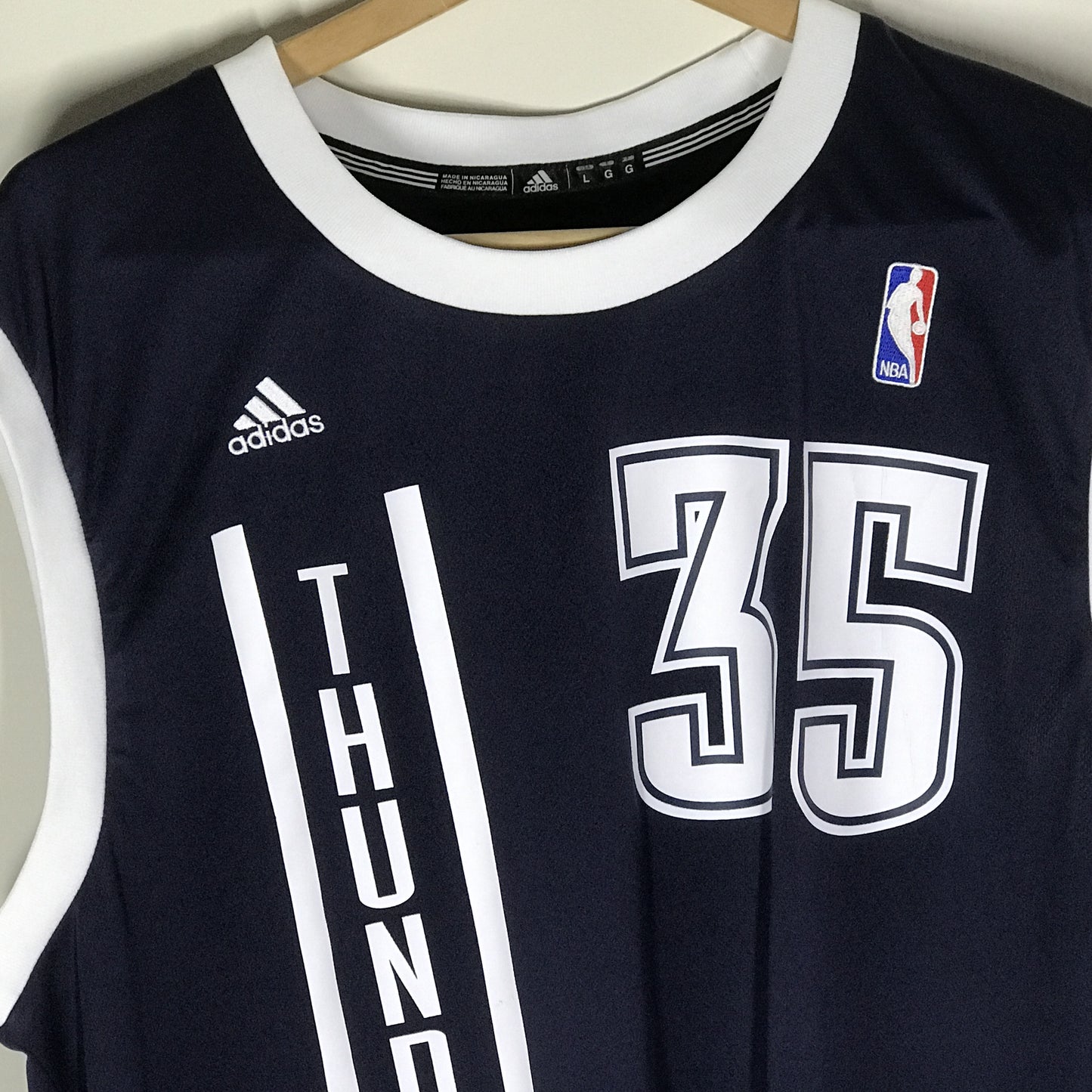 Kevin Durant Adidas Jersey Oklahoma City Thunder Size L