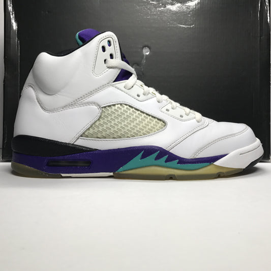 Nike Air Jordan 5 V Retro Grape/Blanco 2006 Talla 10.5