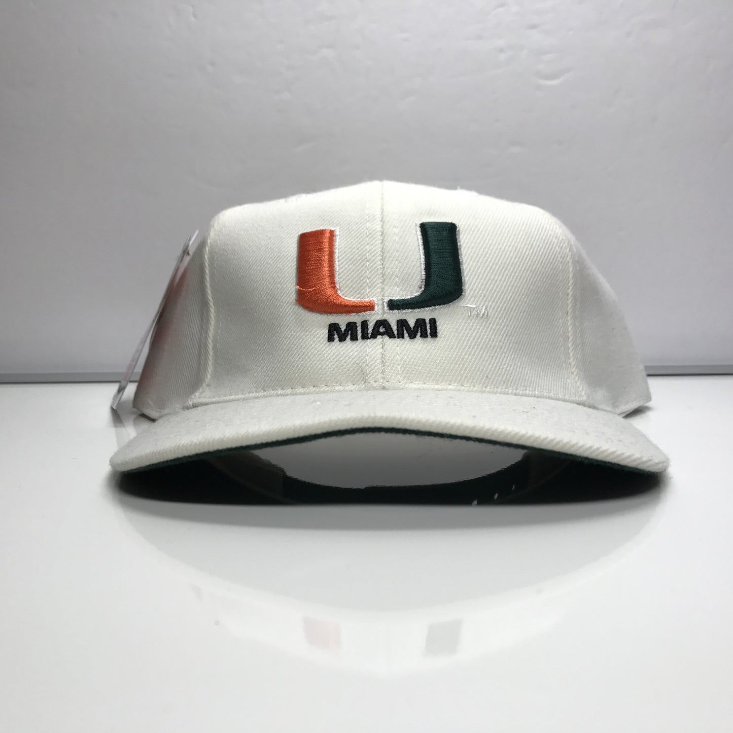 Université de Miami Hurricanes Puma Snapback Chapeau Vintage NCAA U