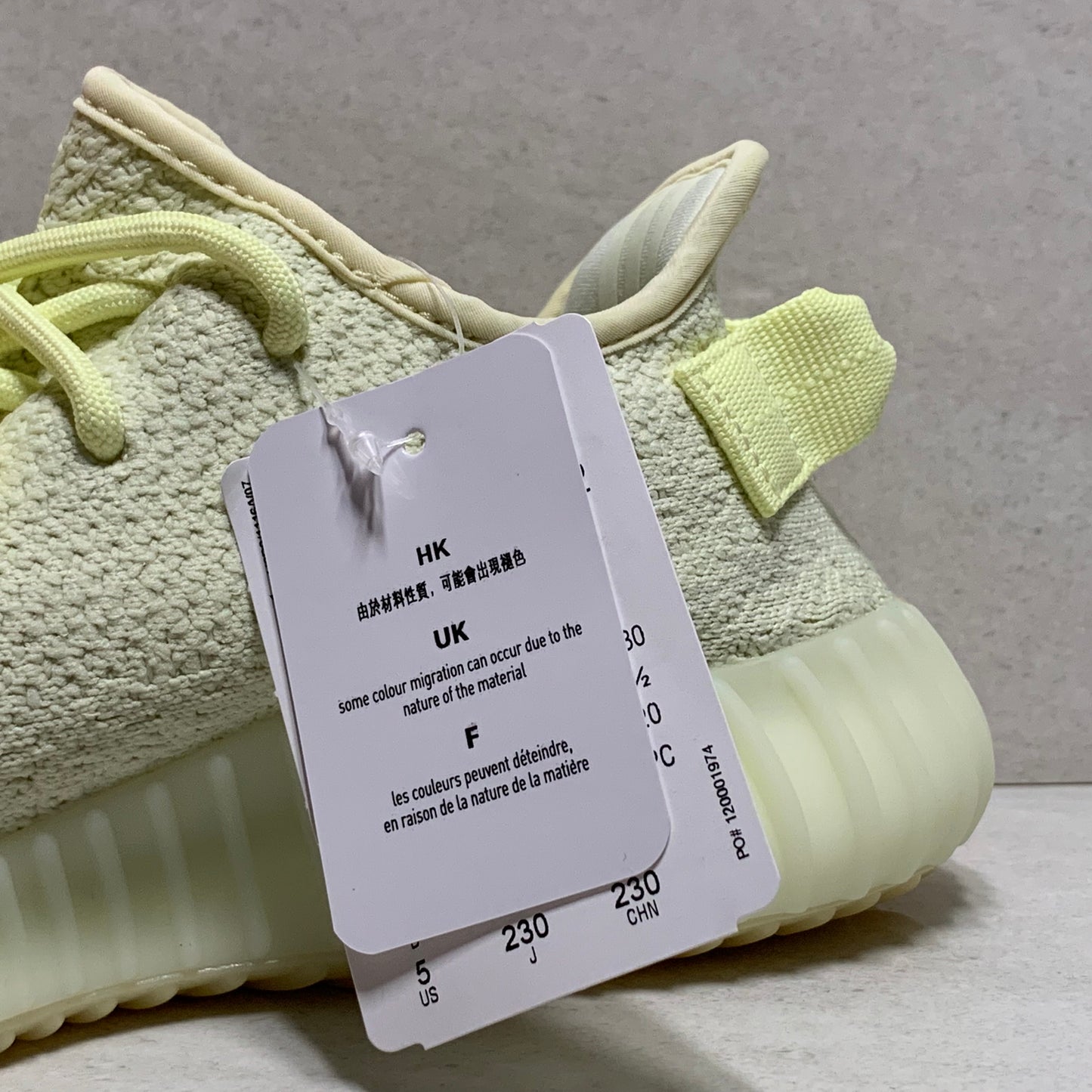 adidas Yeezy Boost 350 V2 Taille 5/Femme Taille 6.5 Beurre F36980