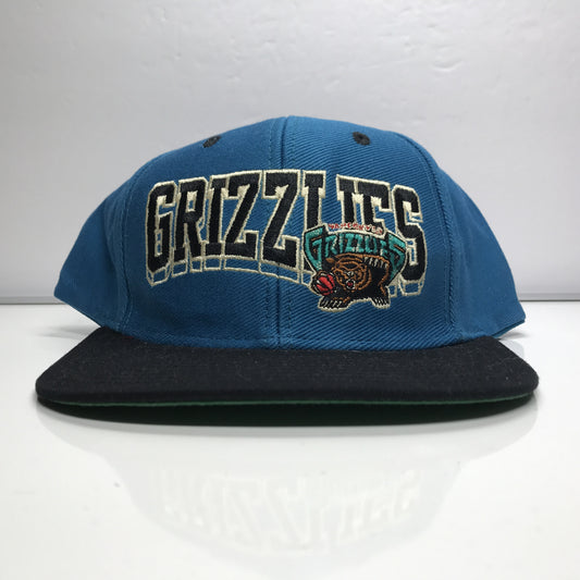 Memphis Grizzlies Snapback Hat Adidas Hardwood Classics Vintage NBA