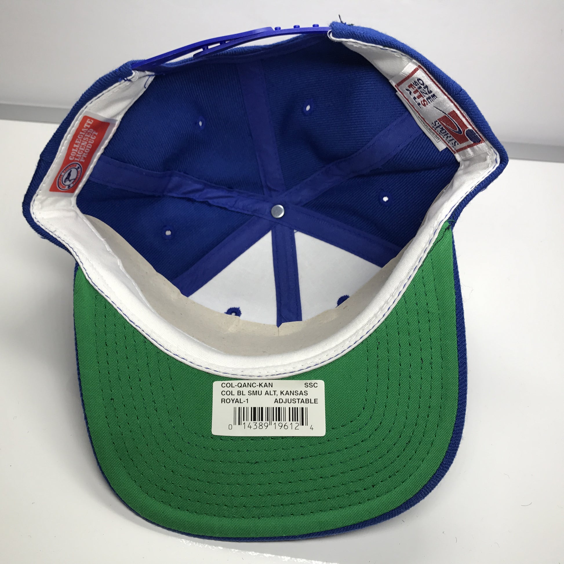 NCAA Kansas Jayhawks KU Football Vintage Snapback Hat Cap - DOPEFOOT