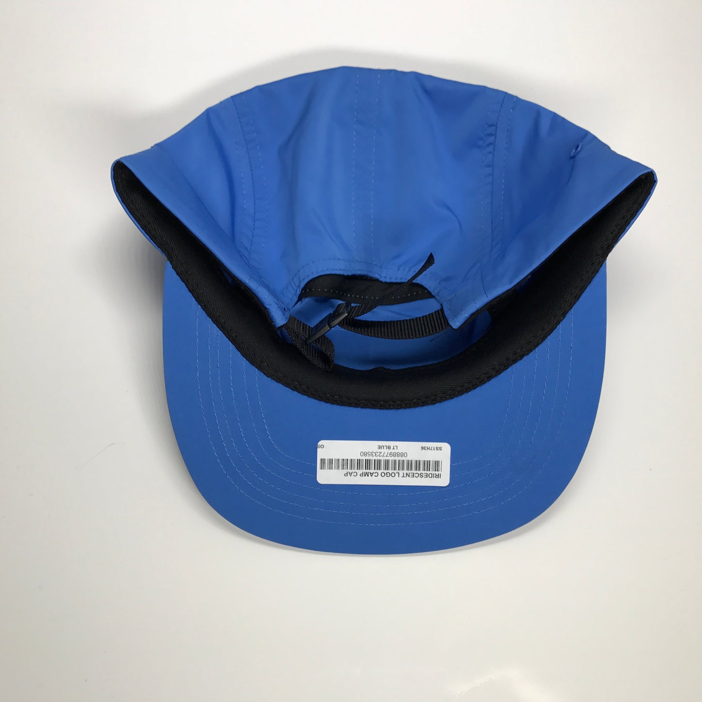 Supreme Iridescent Camp Cap Light Blue Hat SS17