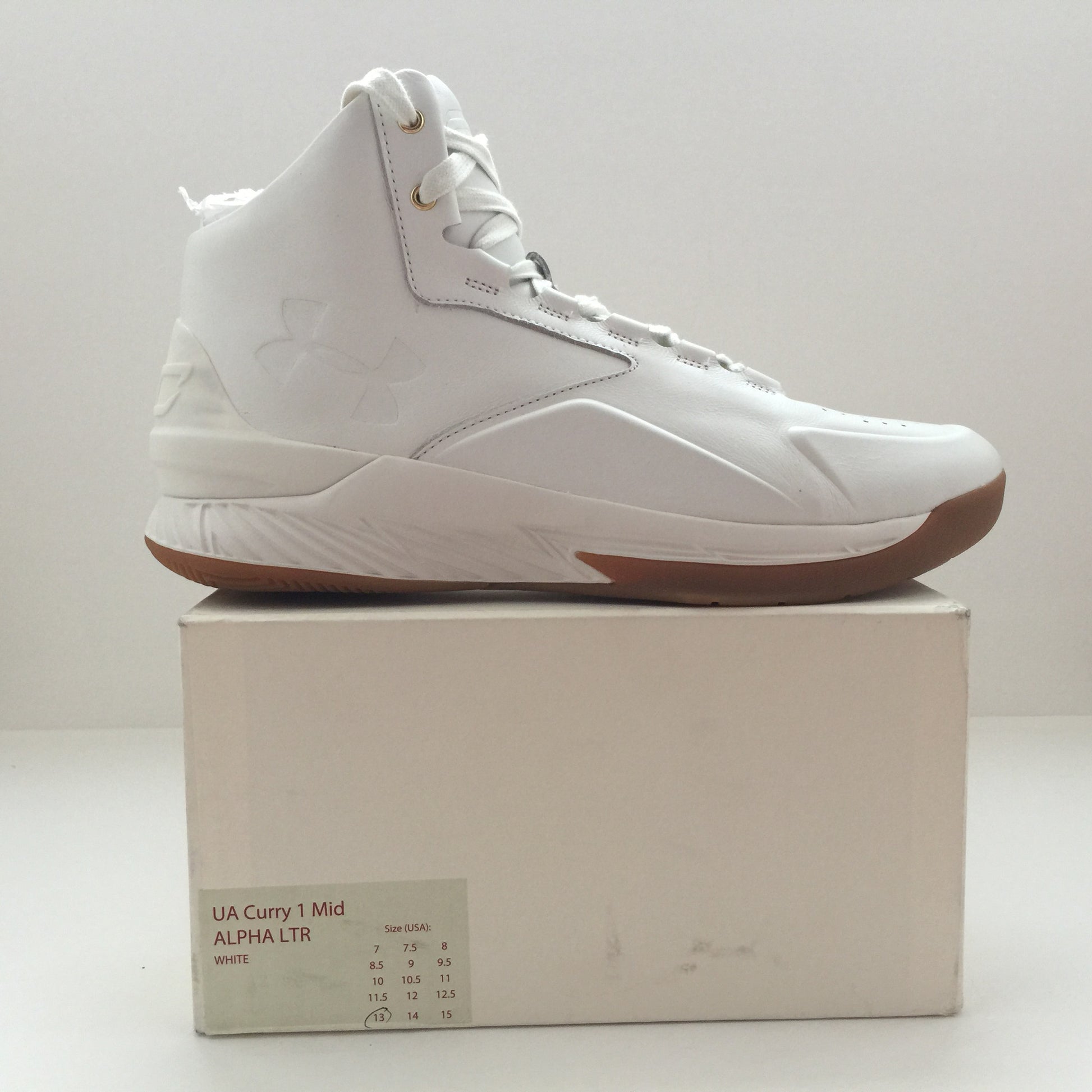 DS Under Armour Curry 1 Lux White Size 13 - DOPEFOOT
 - 2