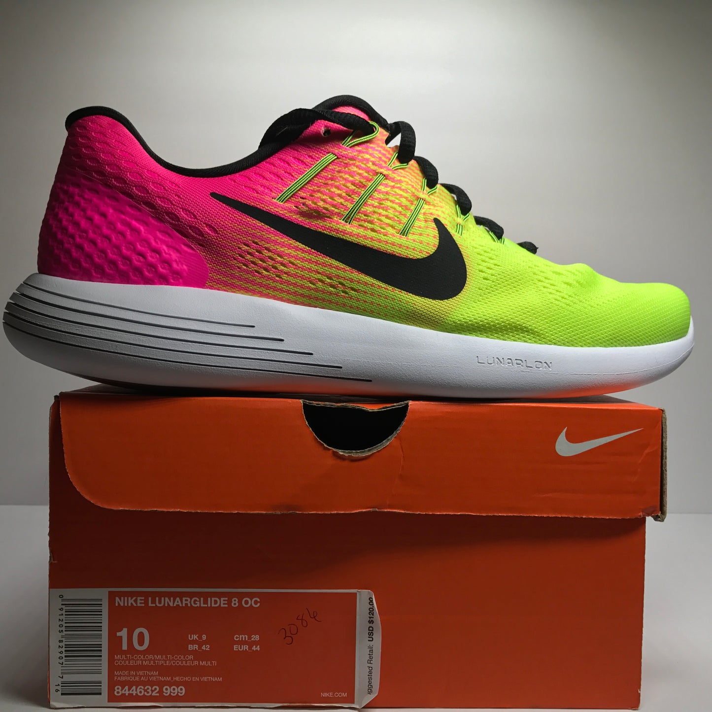 DS Nike Lunarglide 8 OC Taille 10/Taille 12