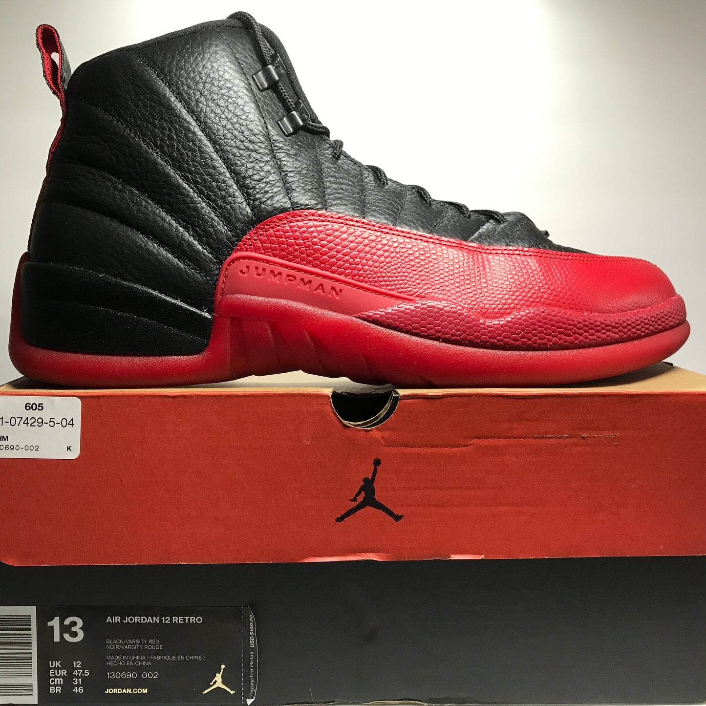 Nike Air Jordan 12 XII Retro Flu Juego Talla 13