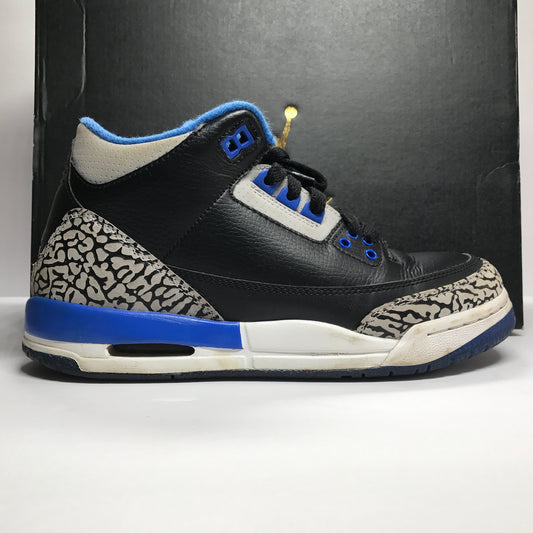 Nike Air Jordan 3 III Retro Sport Bleu GS BG Taille 6Y