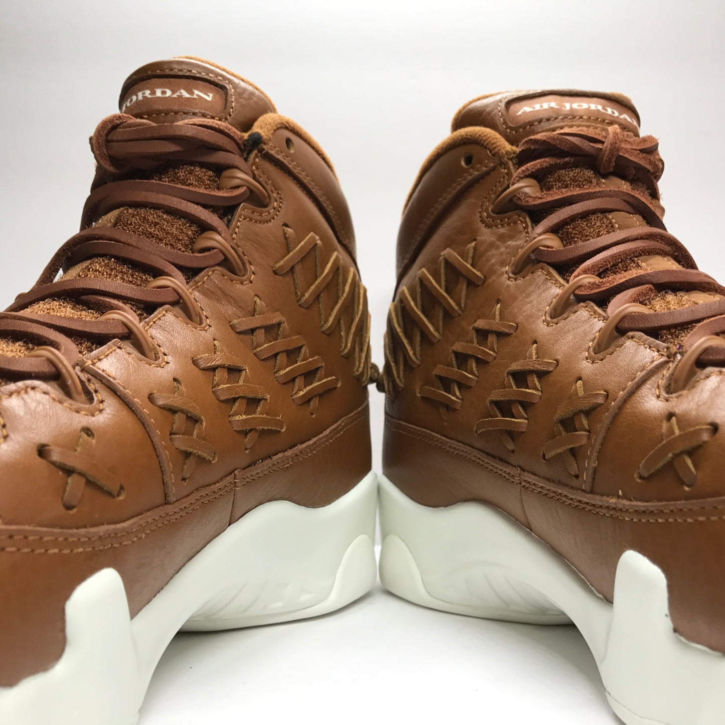 DS Nike Air Jordan 9 IX Pinnacle Baseball Guante Marrón Talla 10