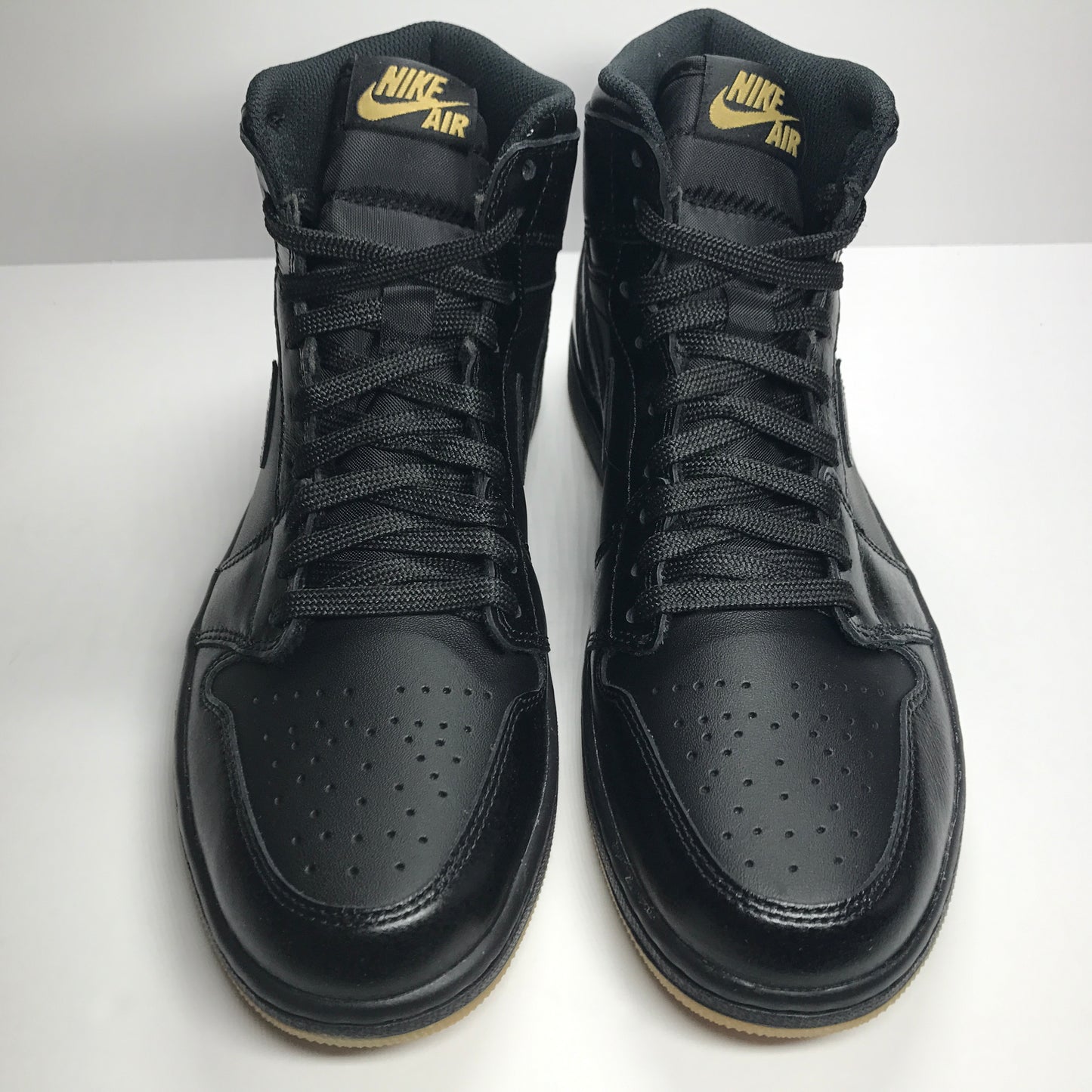 DS Nike Air Jordan 1 I Retro High Black Gum Size 8.5/Size 13