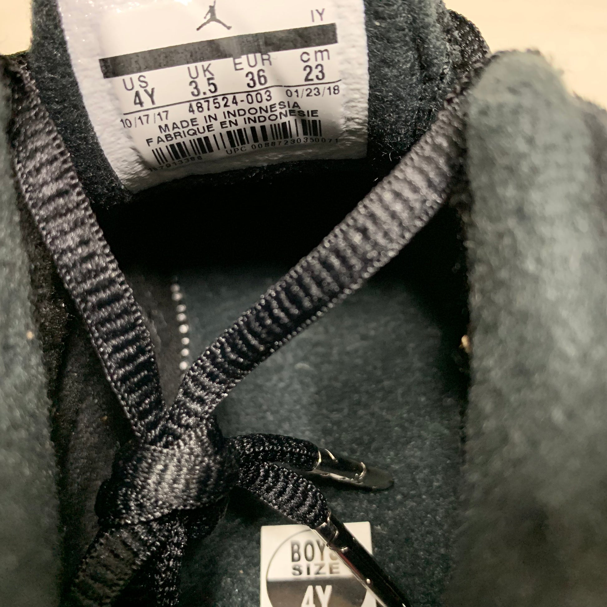 Jordan 14 Retro Size 4Y Last Shot 2018 (GS) 487524-003 - SneakerBinge