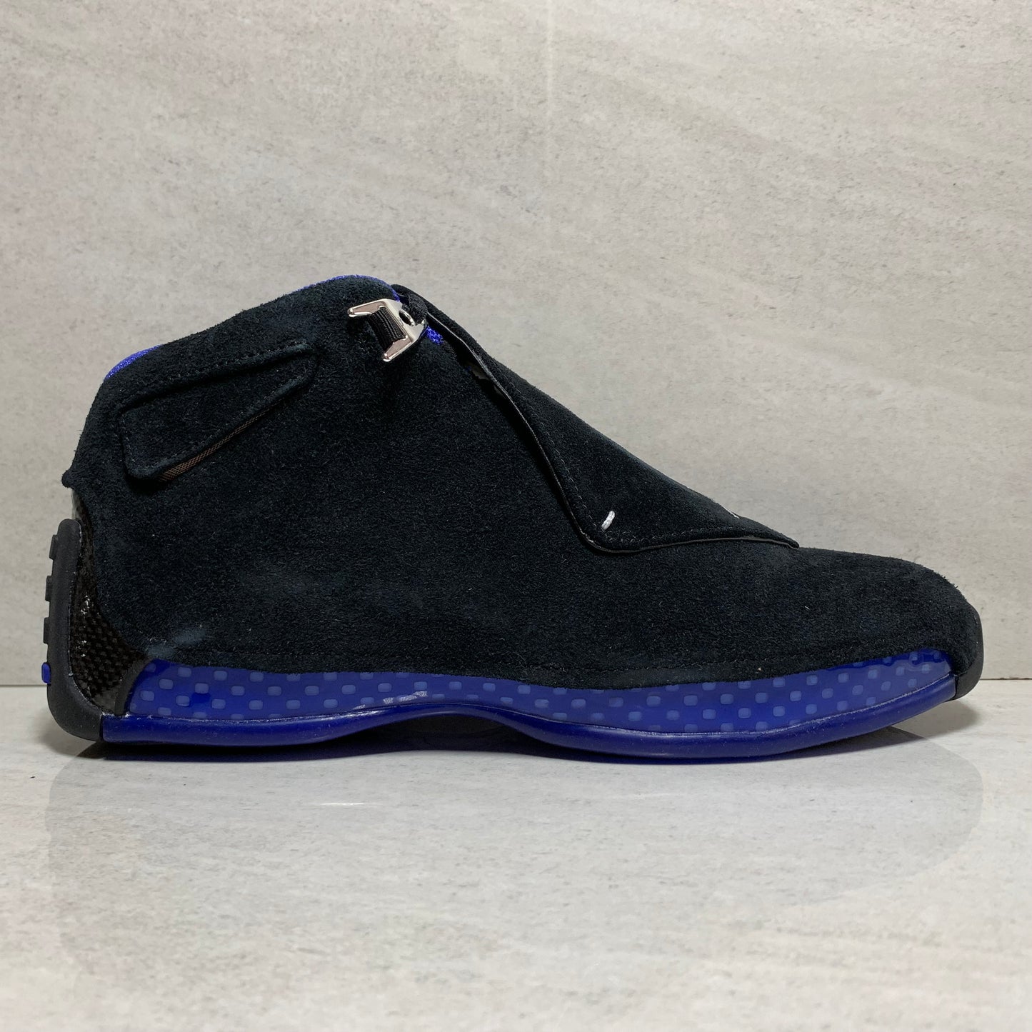 Jordan 18 XVIII OG Talla 9.5/Talla 11.5 Negro Sport Royal 305869-041