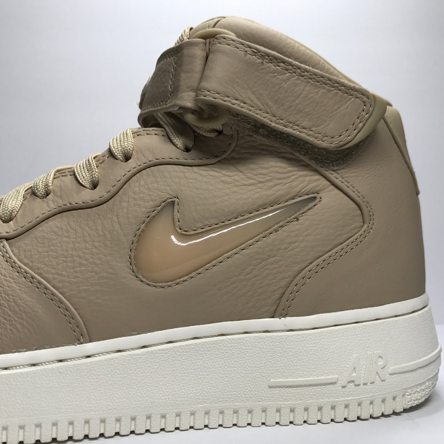 DS NikeLab Air Force 1 Mid Retro PRM Jewel Mushroom Tan/Sail Size 13