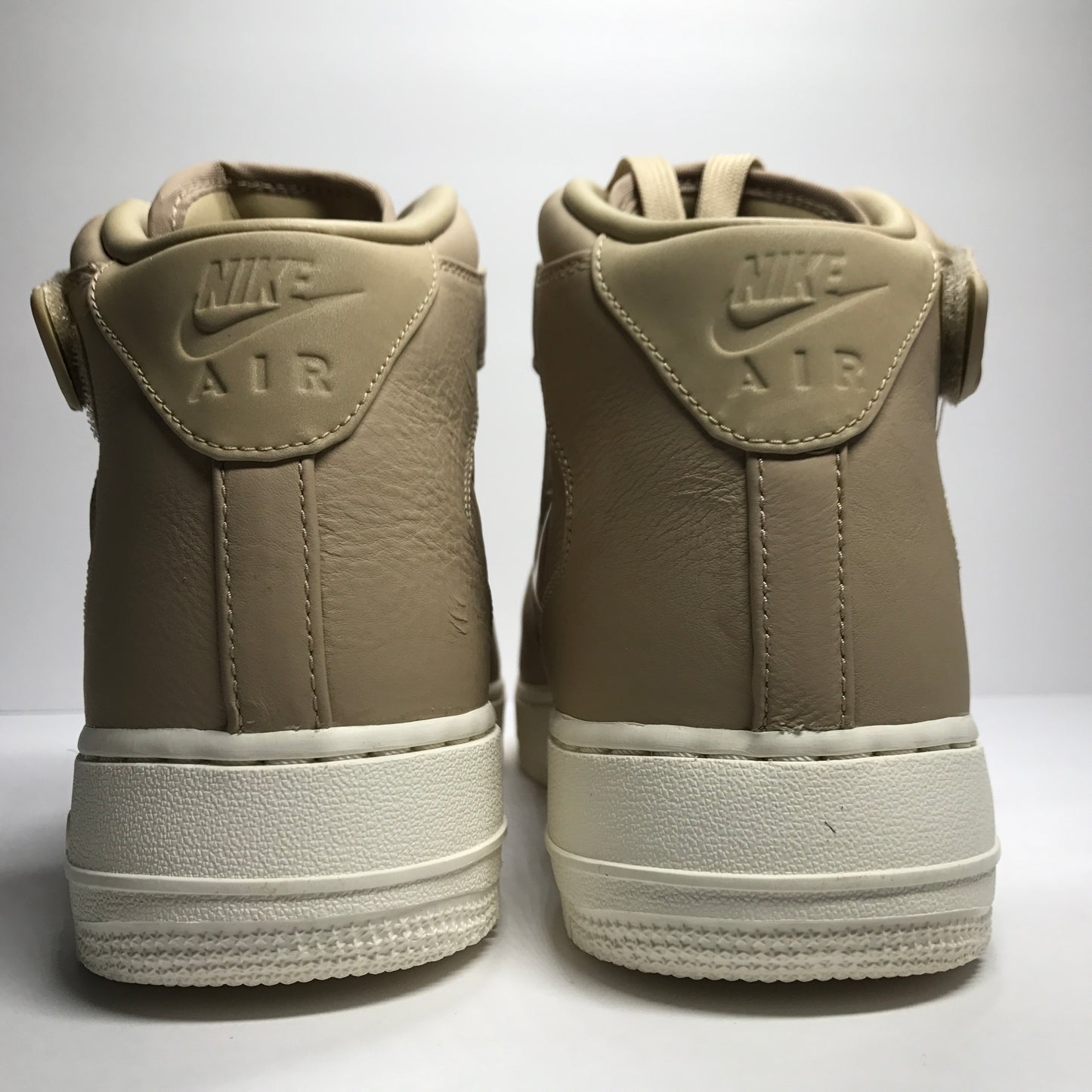DS NikeLab Air Force 1 Mid Retro PRM Jewel Mushroom Tan/Sail Size 13