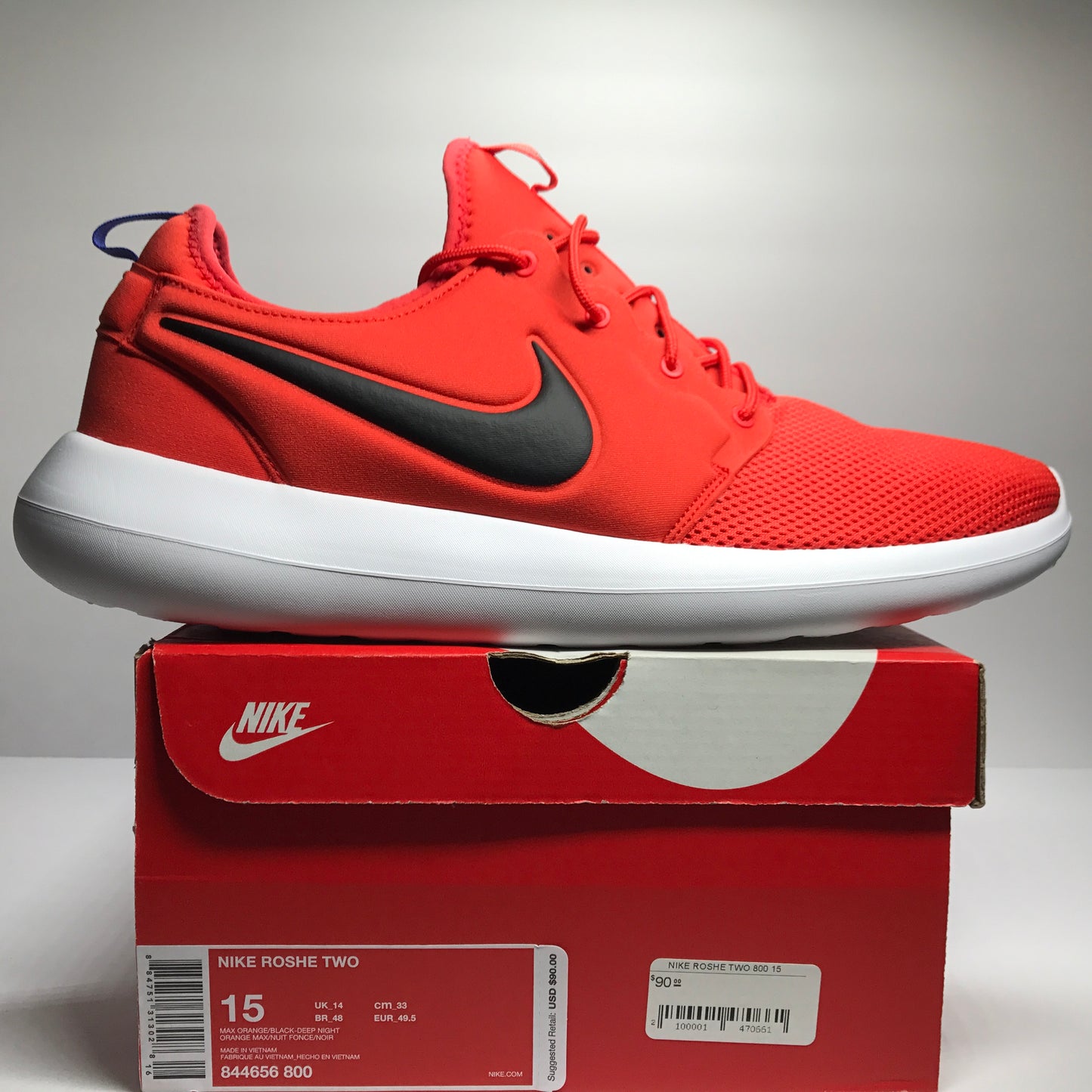 DS Nike Roshe Two Max Naranja Talla 15