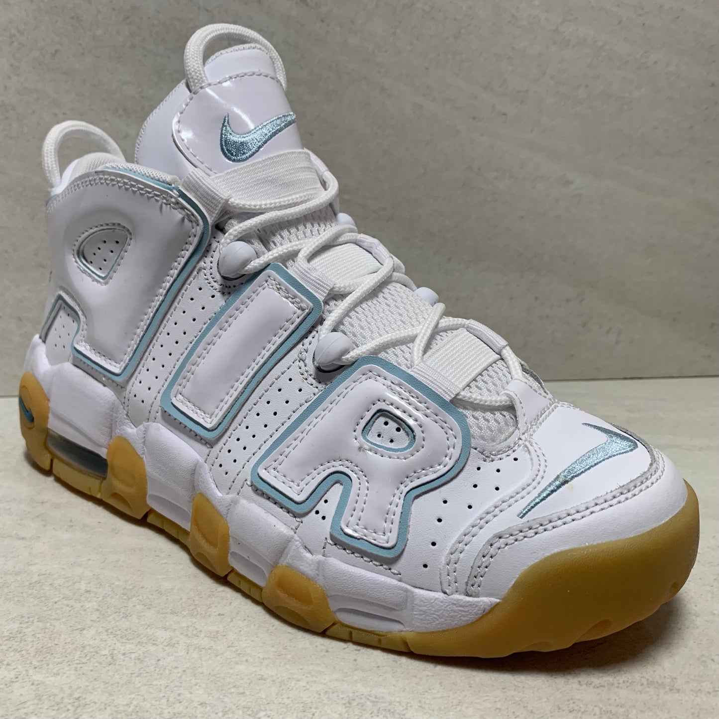 NIKE AIR MORE UPTEMPO GS TAILLE 6Y AQUA GUM 415082 107