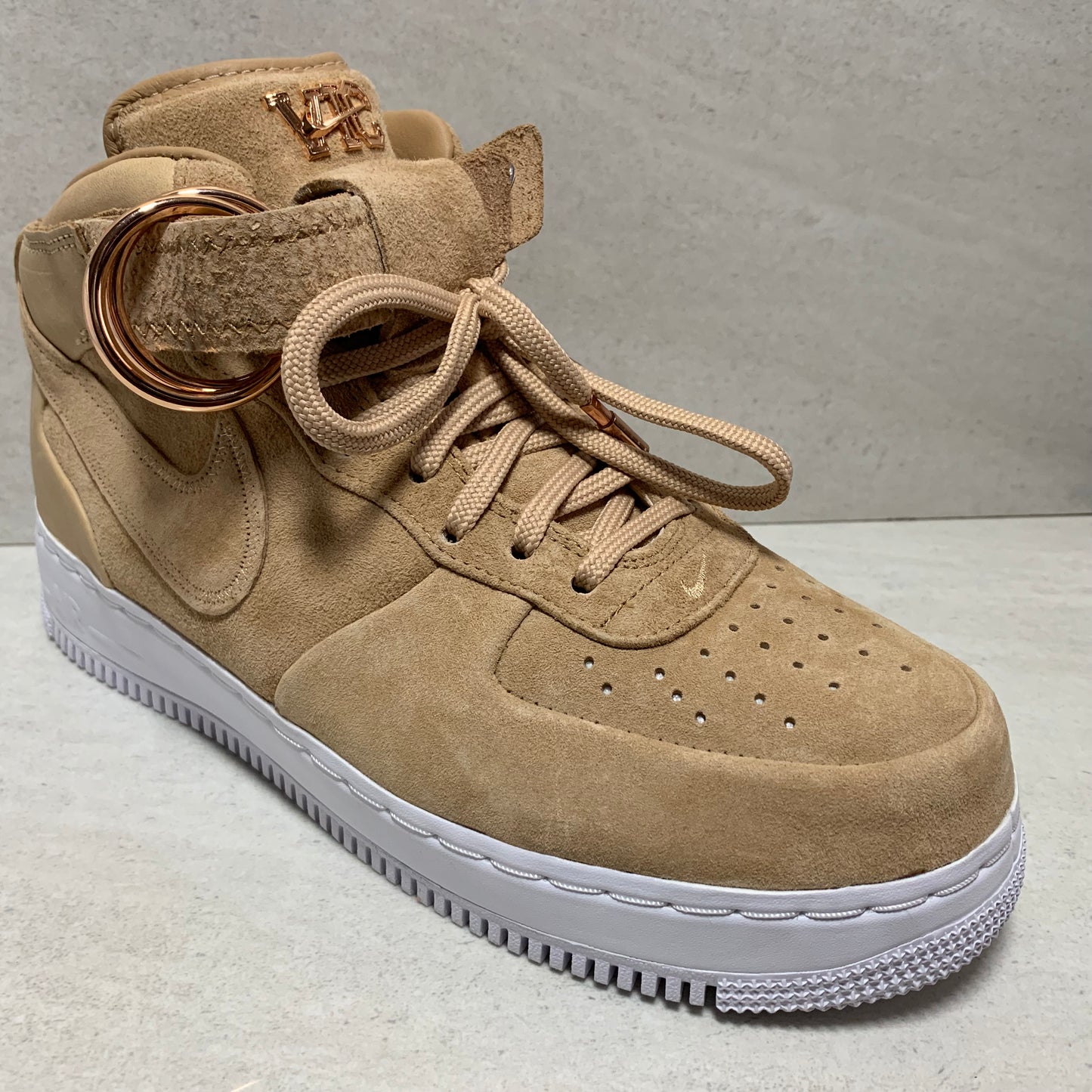 NIKE AIR FORCE 1 MID V CRUZ CMFT VACHETTA TAN - AO9298-200 - Men's Size 7.5