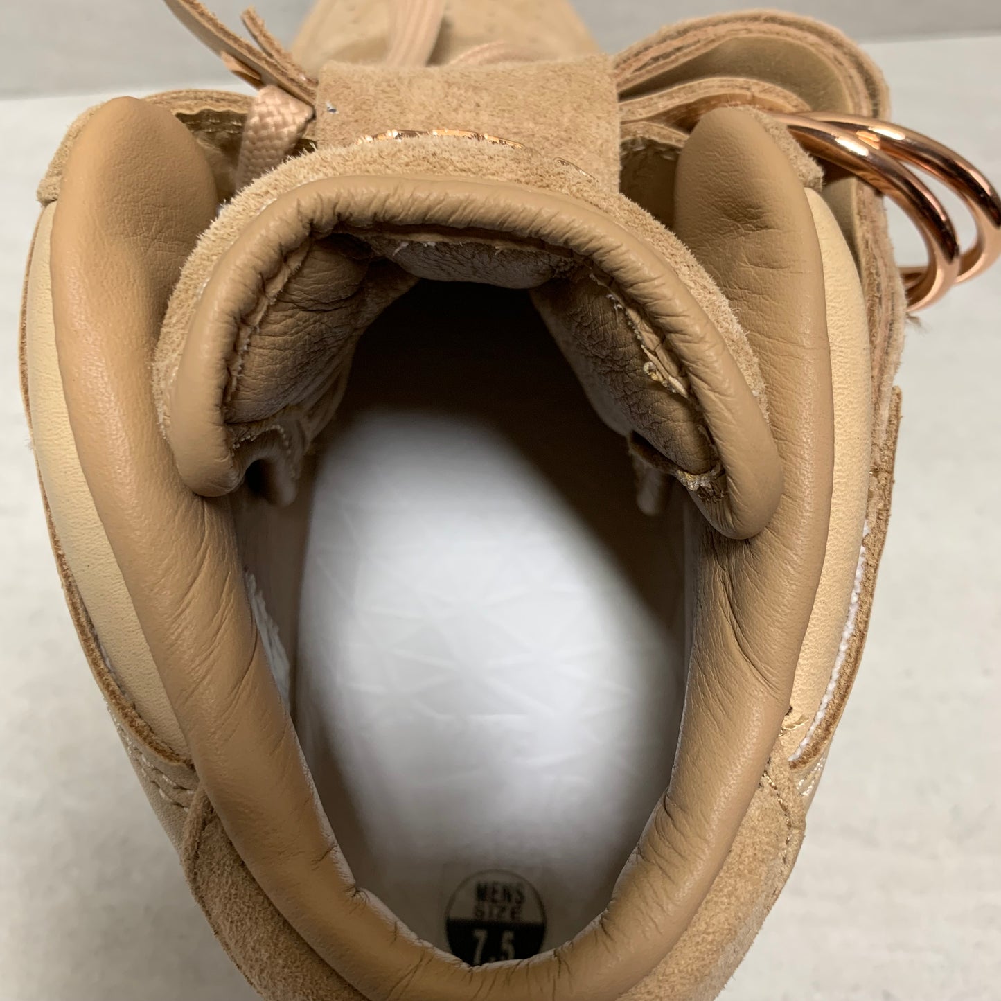 NIKE AIR FORCE 1 MID V CRUZ CMFT VACHETTA TAN - AO9298-200 - Men's Size 7.5