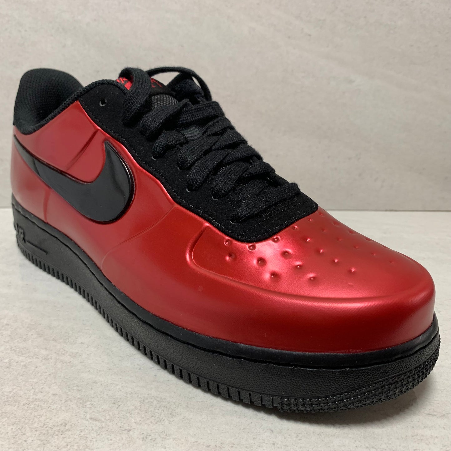 NIKE AIR FORCE 1 FOAMPOSITE PRO CUP - AJ3664-601- Hombre TALLA 7.5 GYM ROJO NEGRO 
