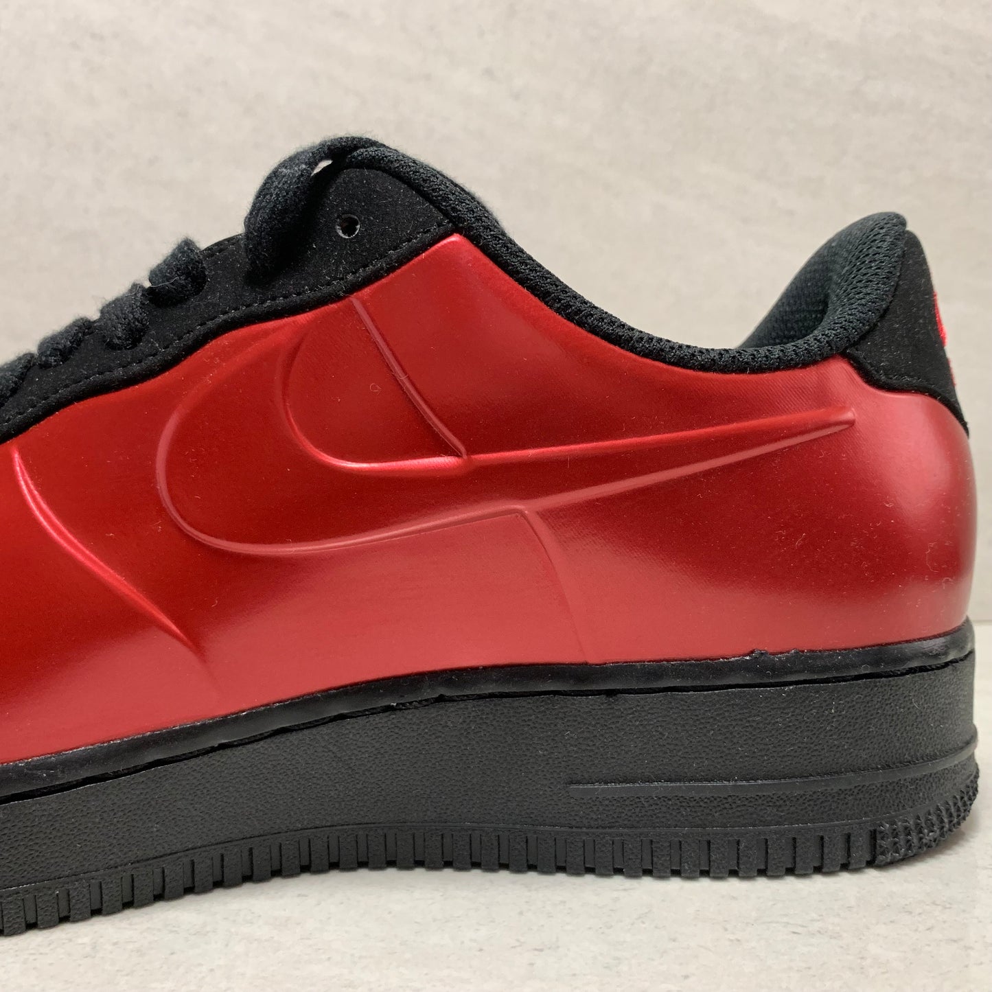NIKE AIR FORCE 1 FOAMPOSITE PRO CUP - AJ3664-601- Hombre TALLA 7.5 GYM ROJO NEGRO 