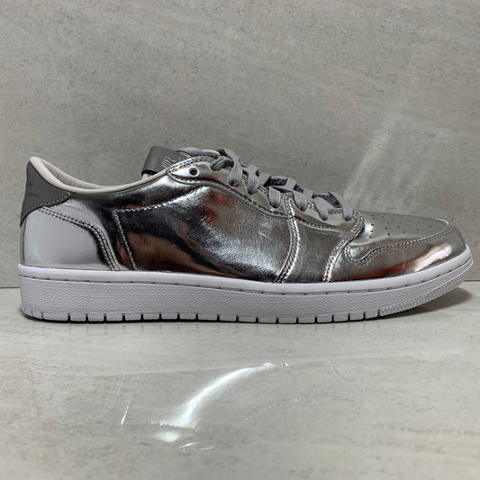 NIKE AIR JORDAN 1 I LOW OG SWOSHLESS PINNACLE TALLA 10 PLATA 852549 003