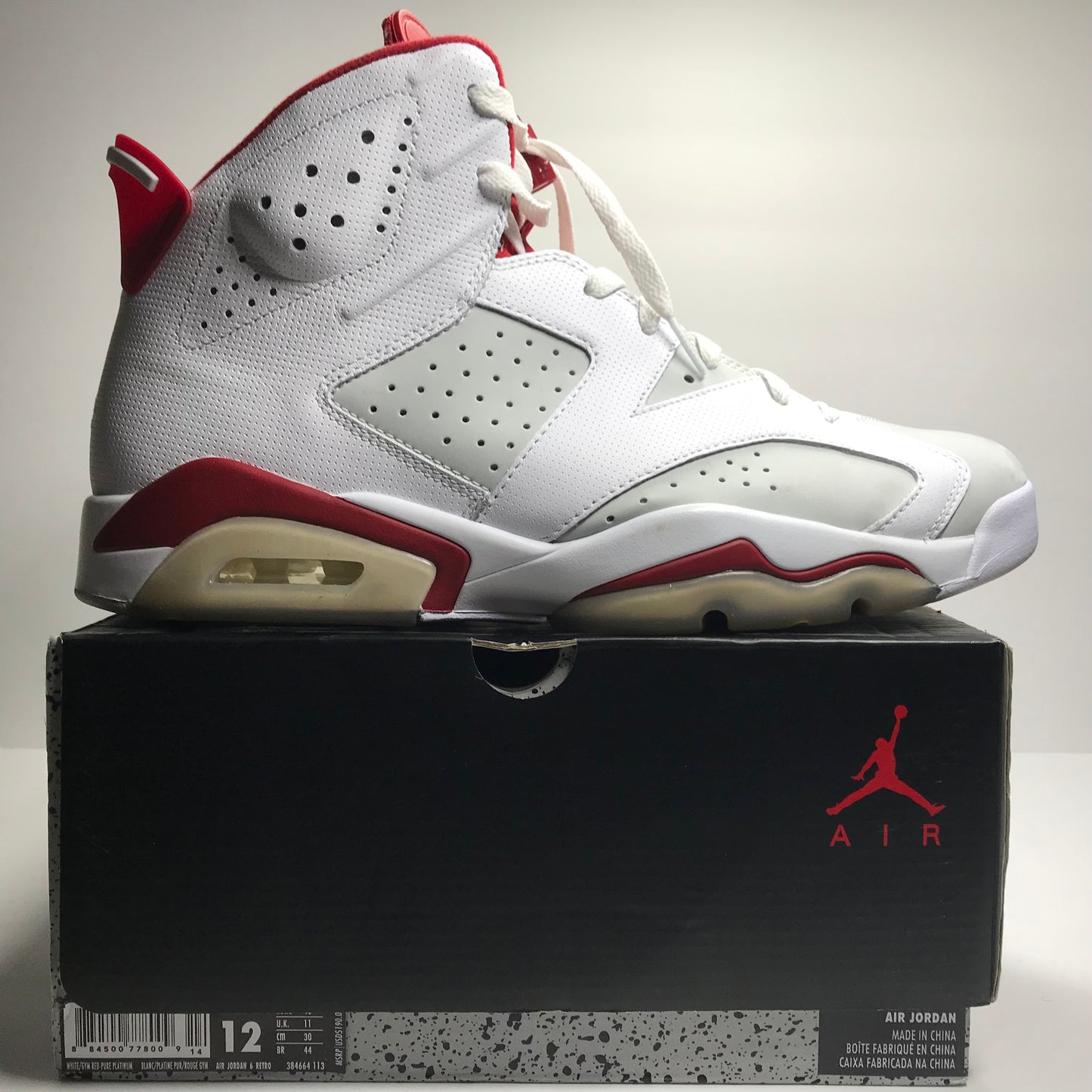 Nike Air Jordan 6 VI Alternate Liebre Talla 12
