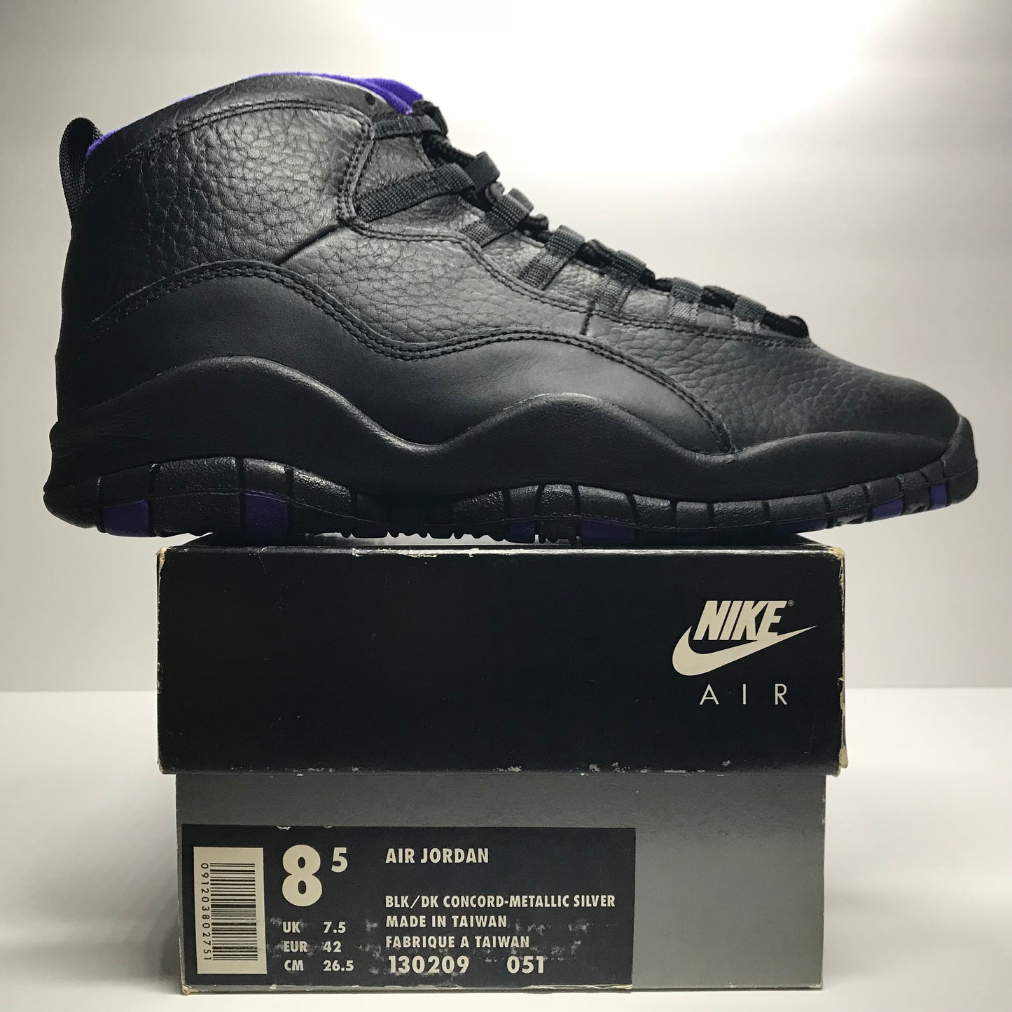 DS OG Nike Air Jordan 10 X City Pack Sacramento Kings Taille 8.5