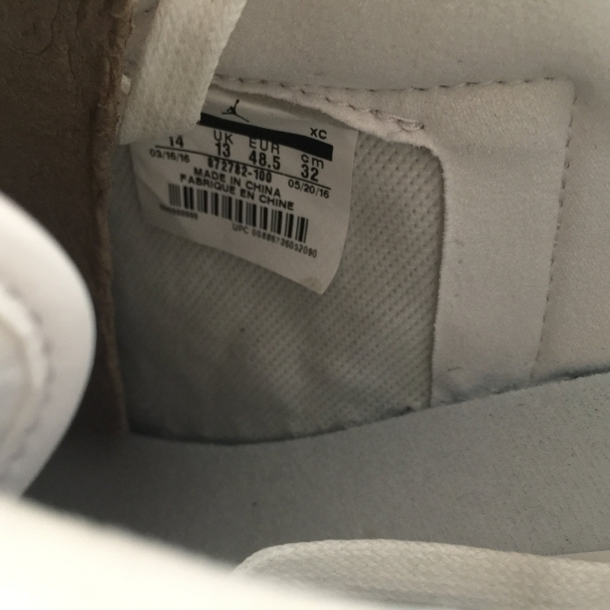 Nike Air Jordan 1 I Retro Low Swooshless White Size 14 - DOPEFOOT
 - 5