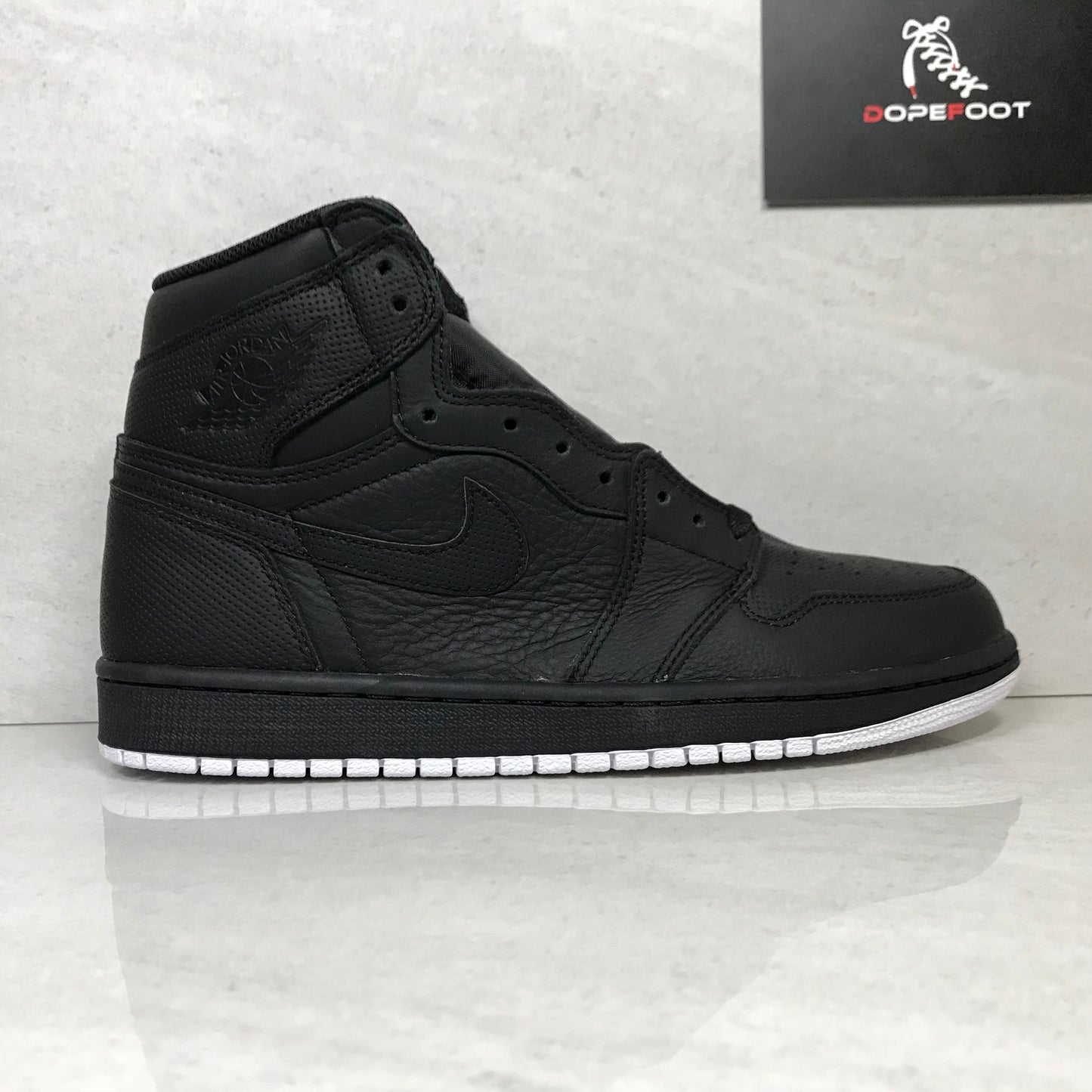 DS Air Jordan 1 I High OG Negro/Blanco Perforado Talla 7/Talla 9/9.5/Talla 10/10.5/Talla 11/Talla 16