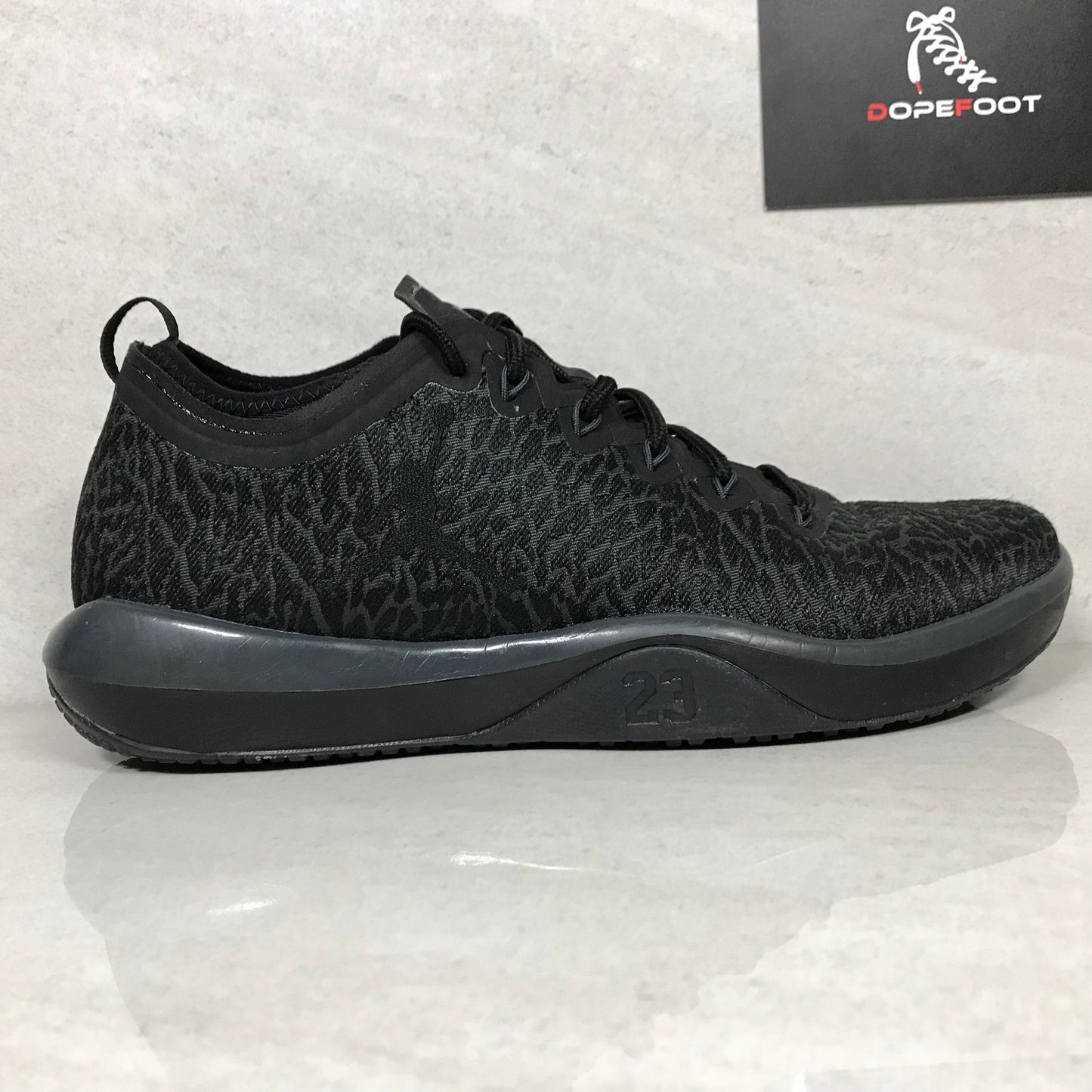 Air Jordan Trainer 1 Low Black Elephant Print - 845403 002 - Talla de hombre 10
