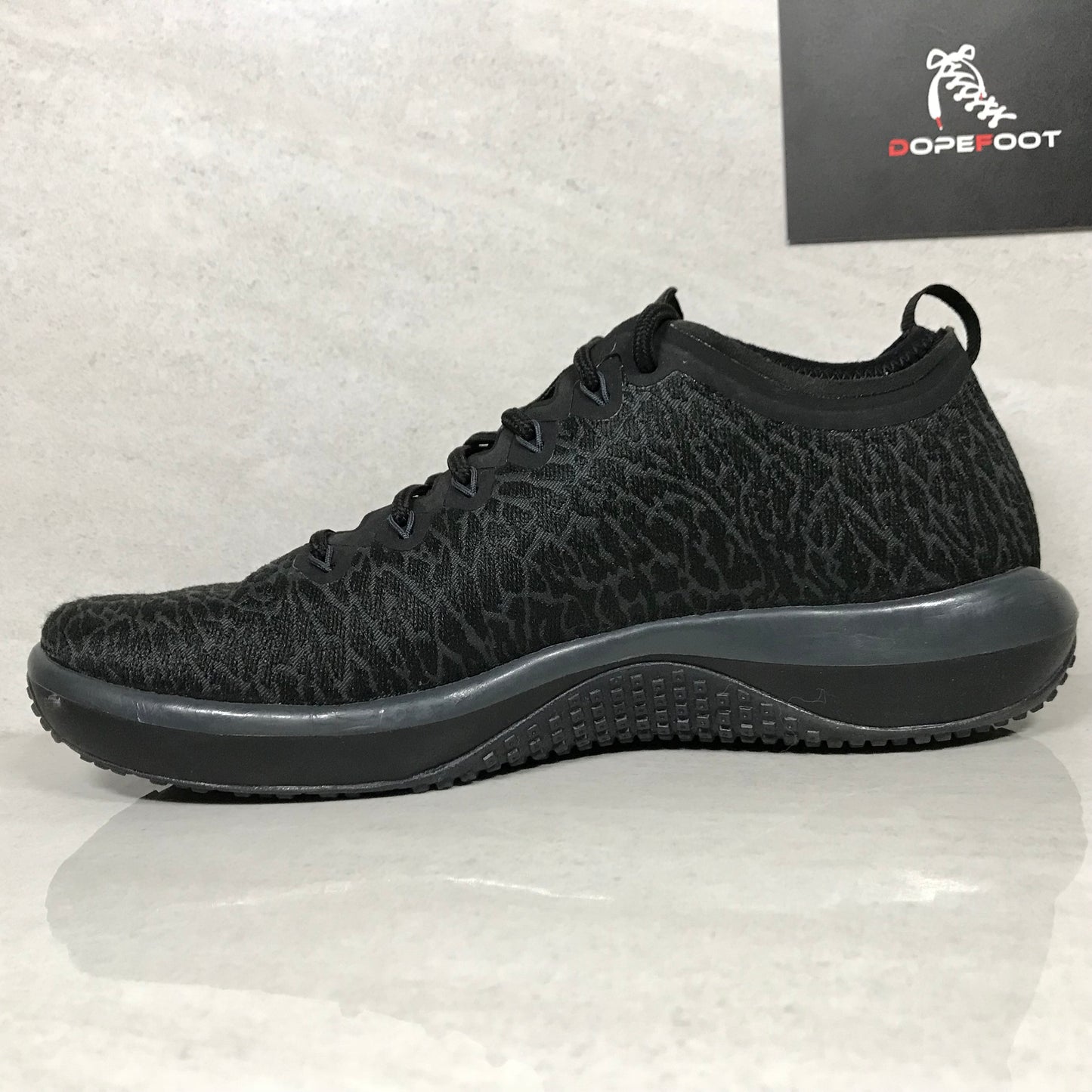 Air Jordan Trainer 1 Low Black Elephant Print - 845403 002 - Talla de hombre 10