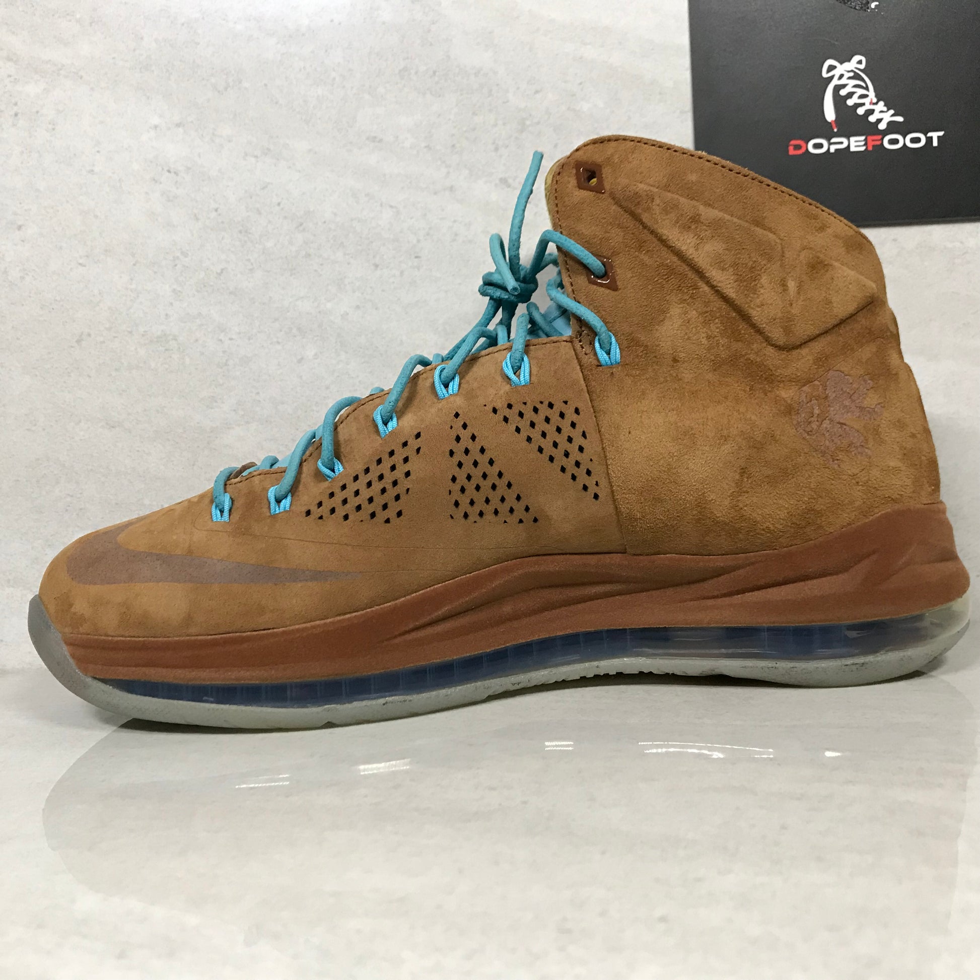 Nike Lebron 10 X EXT QS Suede Hazelnut Size 9.5 - Nike