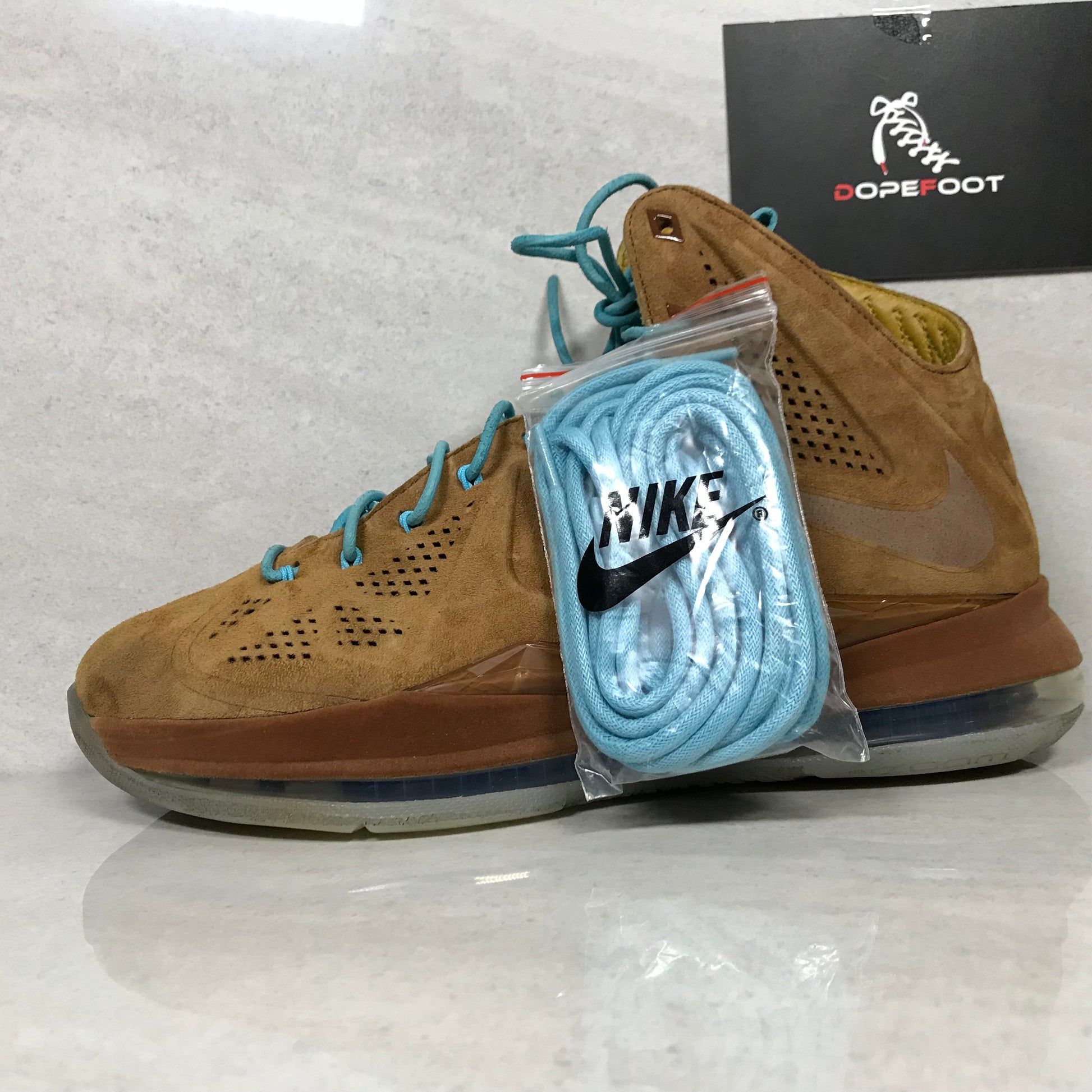 Nike Lebron 10 X EXT QS Suede Hazelnut Size 9.5 - Nike