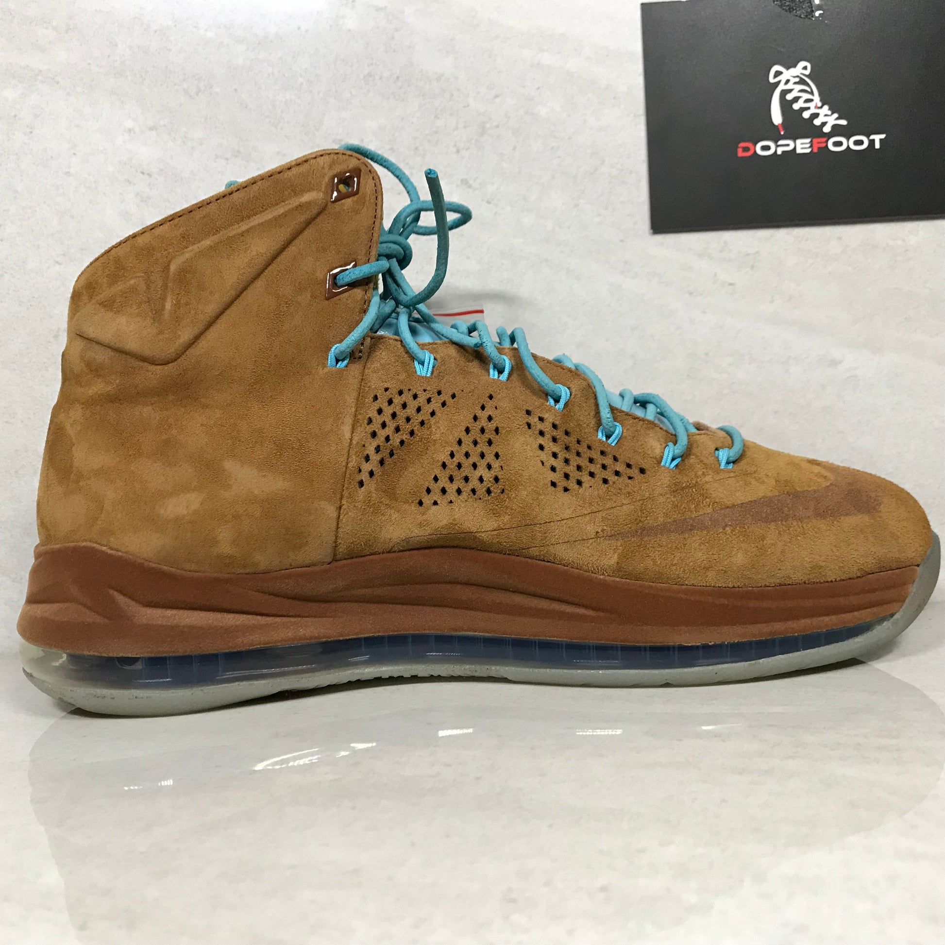 Nike Lebron 10 X EXT QS Suede Hazelnut Size 9.5 - Nike