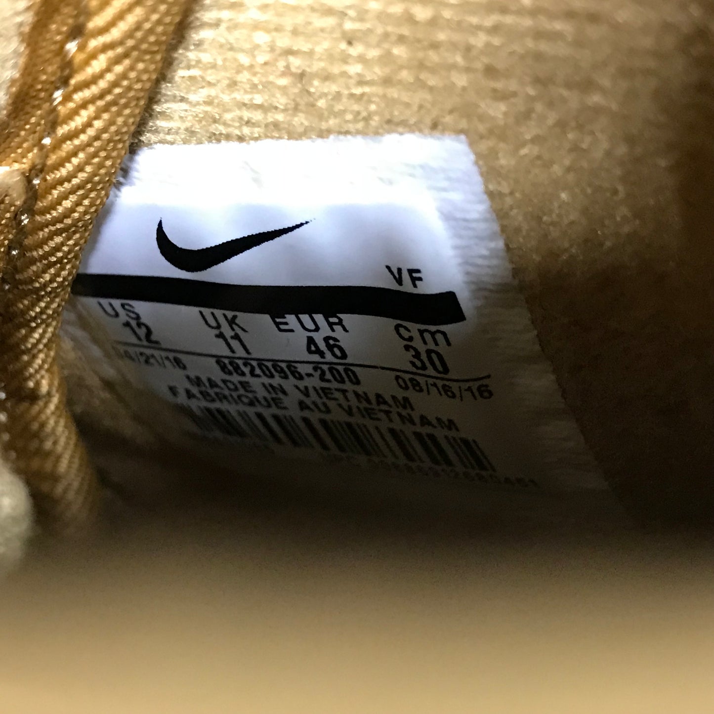 Nike Air Force 1 High 07 LV8 WB Wheat Size 12 - Nike