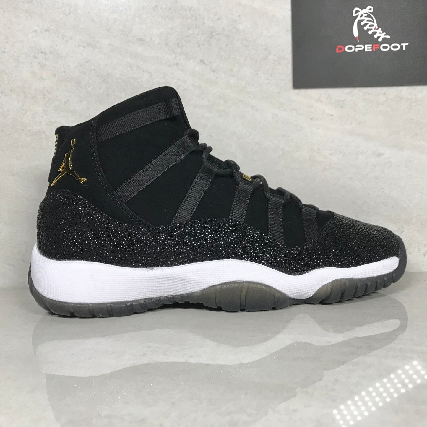DS Air Jordan 11 XI Retro Prem HC Negro Stingray Talla 7