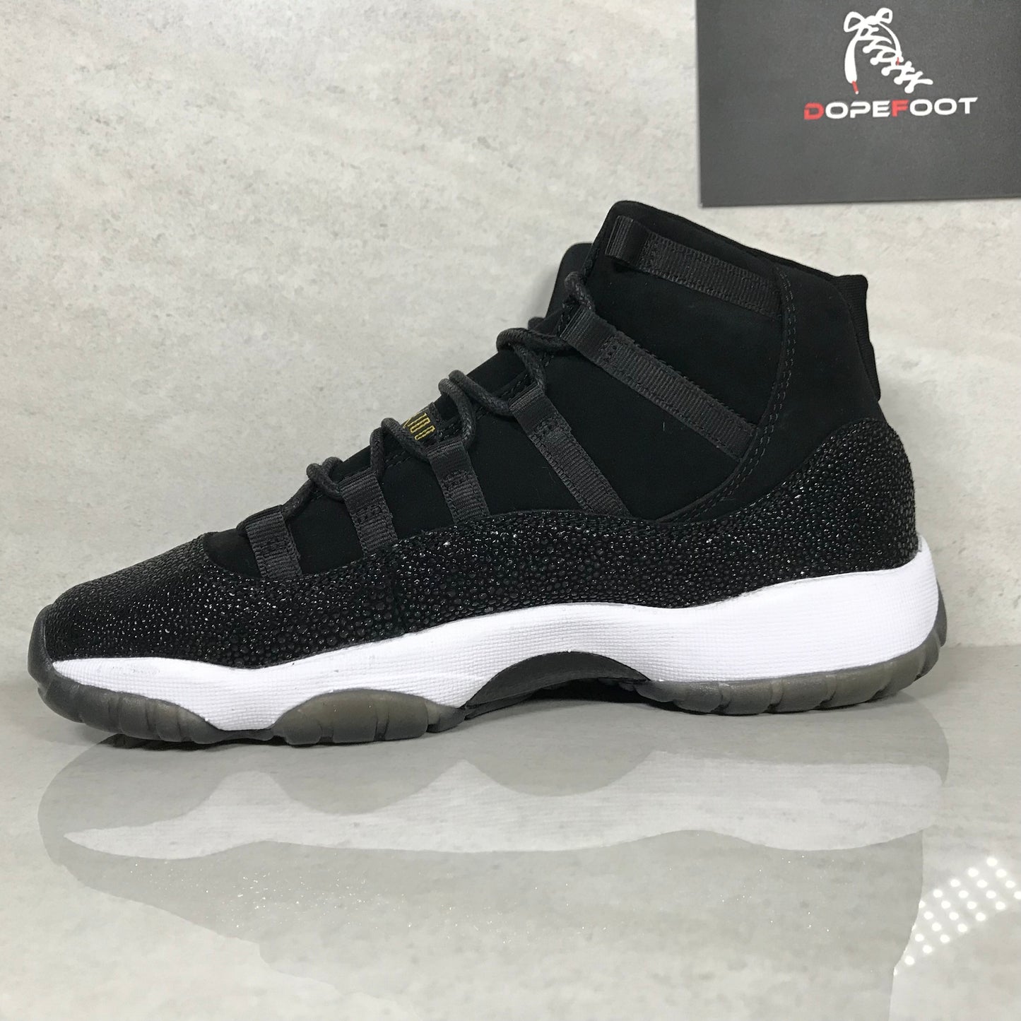 DS Air Jordan 11 XI Retro Prem HC Negro Stingray Talla 7