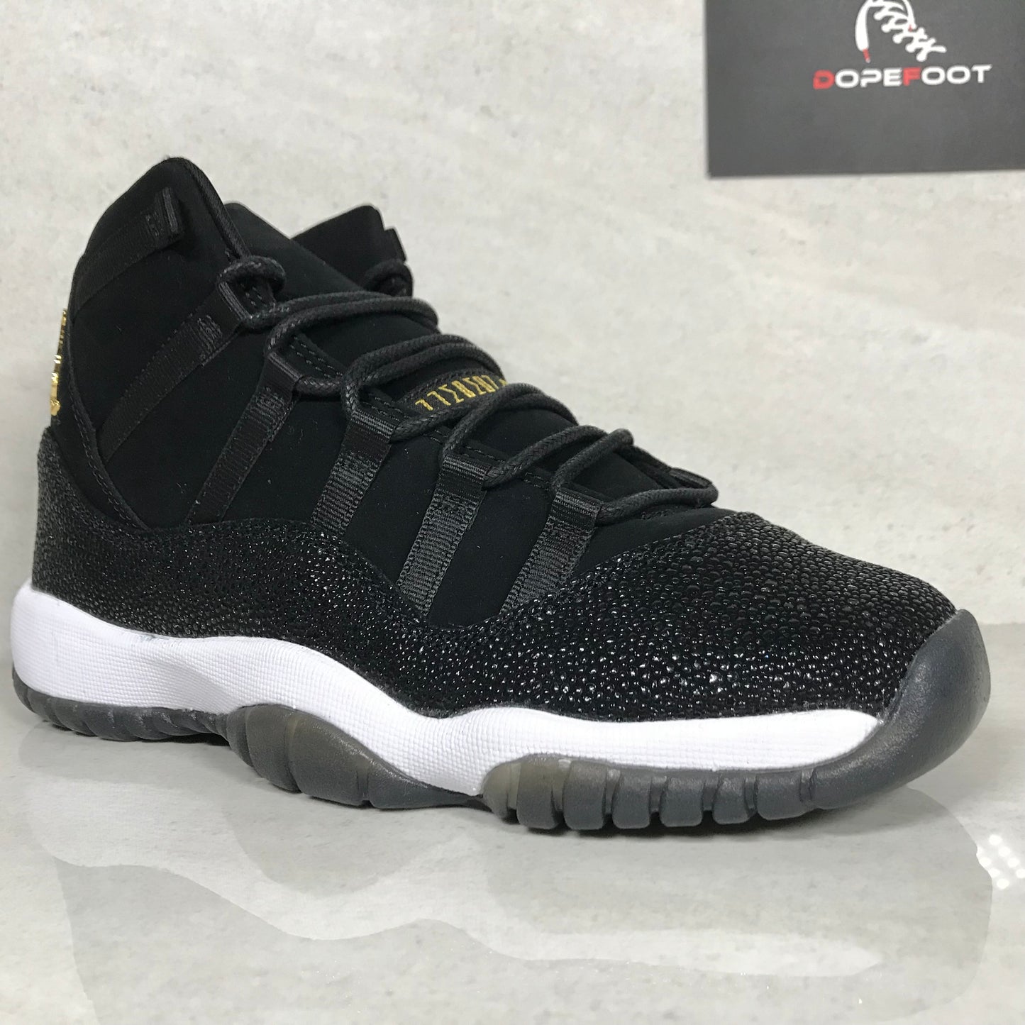 DS Air Jordan 11 XI Retro Prem HC Negro Stingray Talla 7