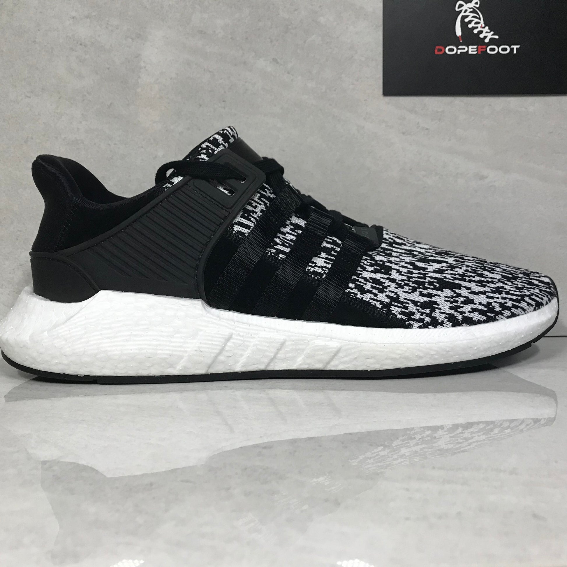 DS Adidas EQT Support 93/17 Black/White Size 12.5 - Adidas