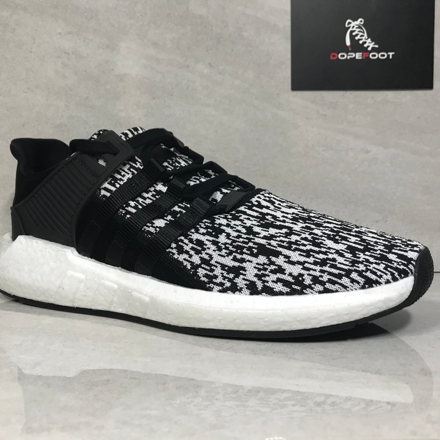 DS Adidas EQT Support 93/17 Black/White Size 12.5 - Adidas