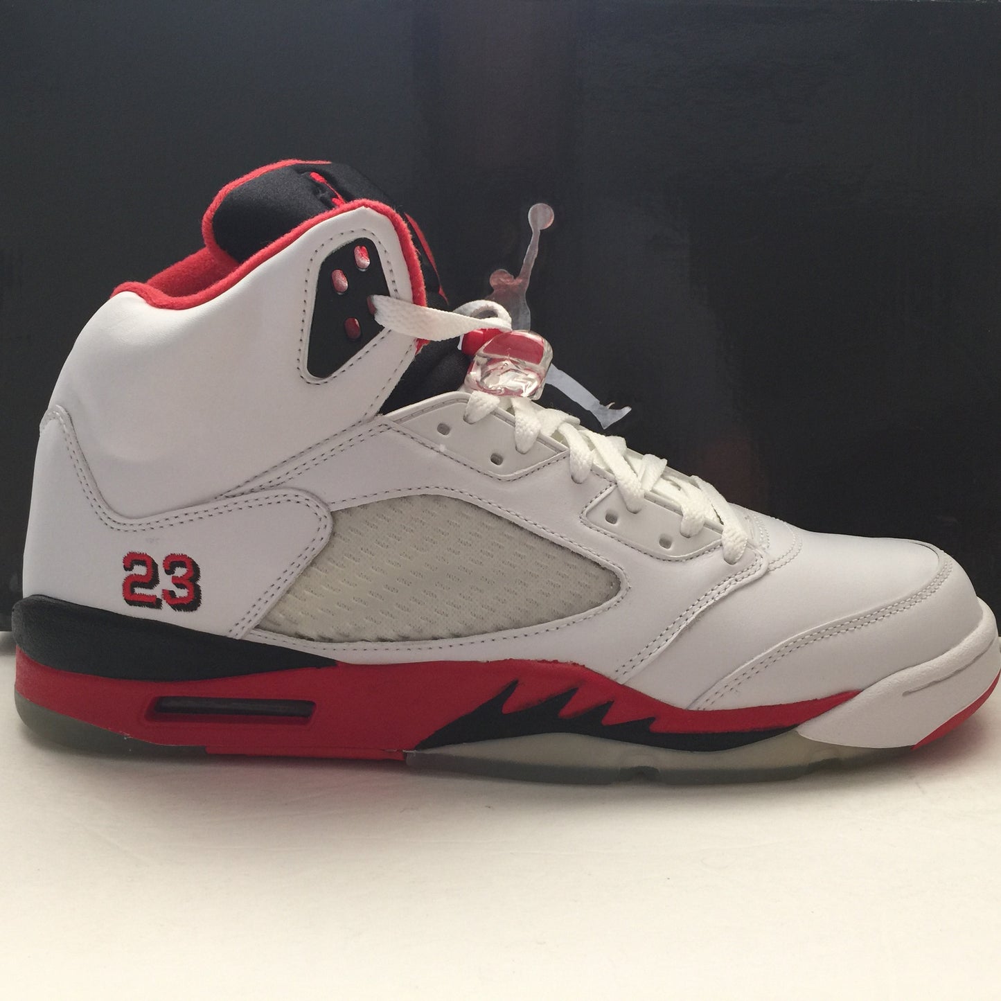 DS Nike Air Jordan 5 V Fire Red Black Tongue Size 13 - DOPEFOOT
 - 1