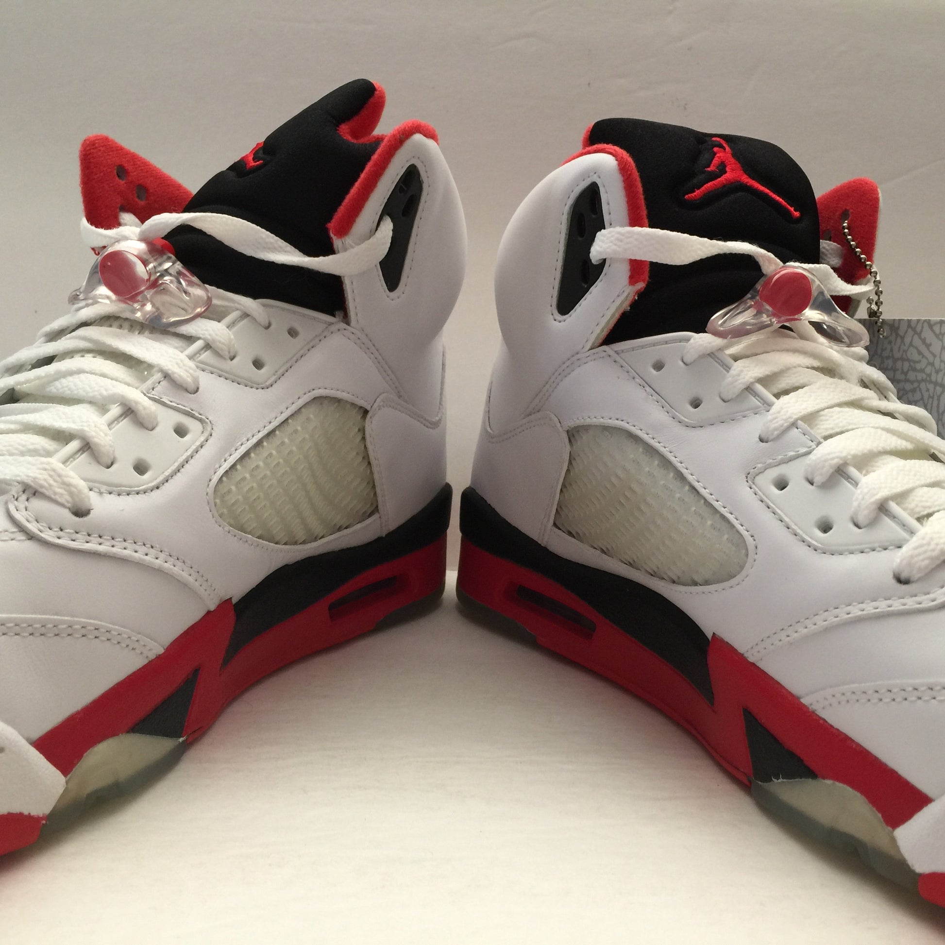 DS Nike Air Jordan 5 V Fire Red Black Tongue Size 13 - DOPEFOOT
 - 4