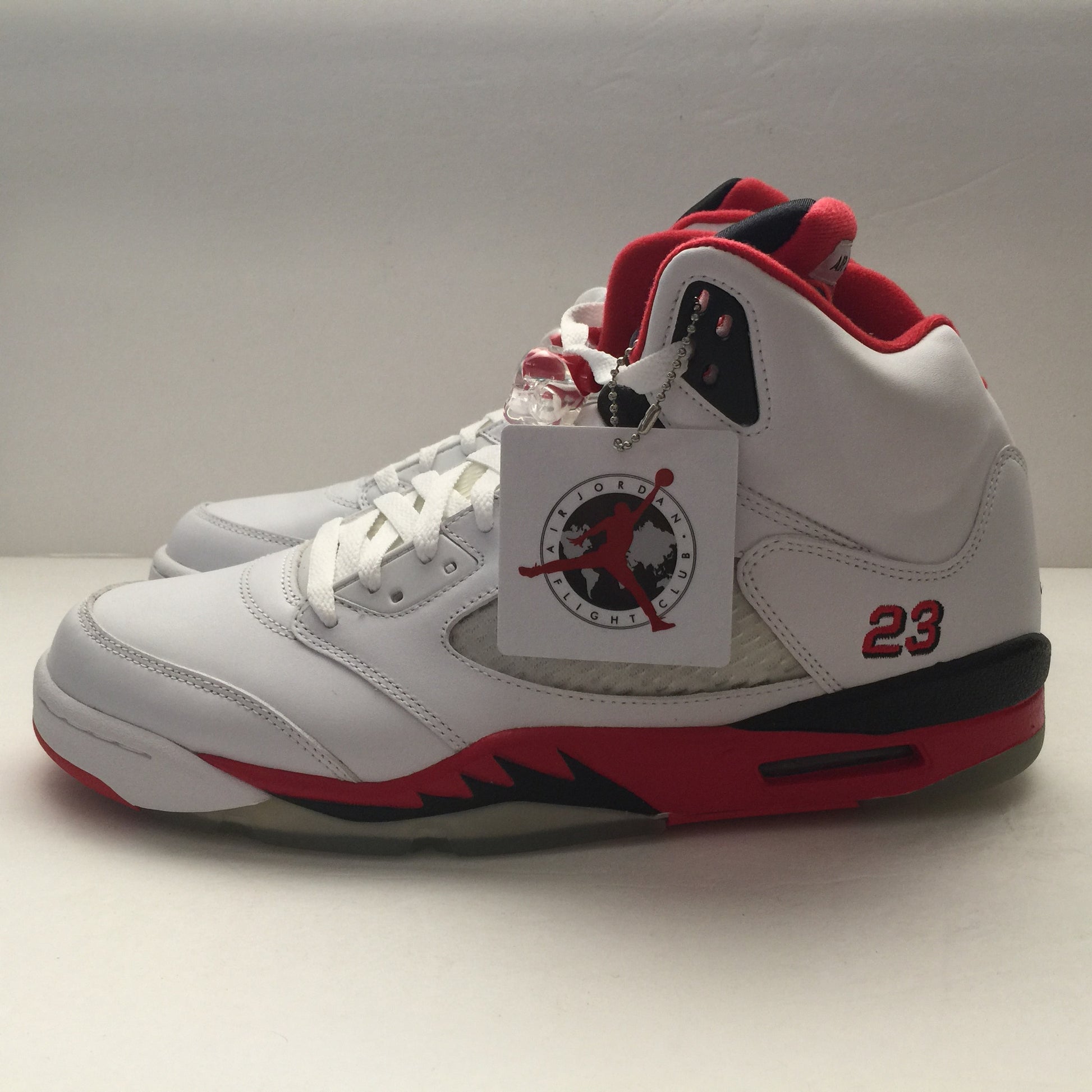 DS Nike Air Jordan 5 V Fire Red Black Tongue Size 13 - DOPEFOOT
 - 5