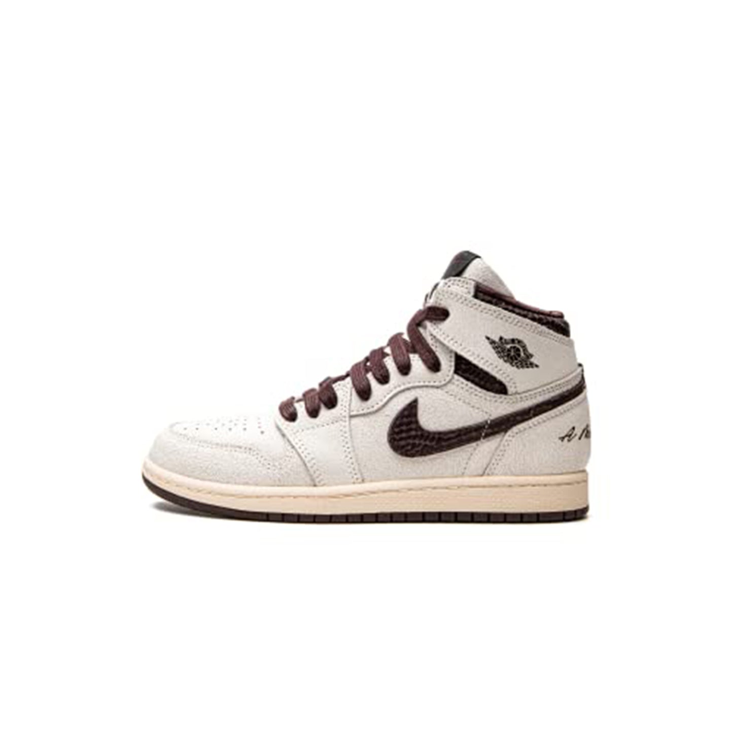 Jordan 1 Retro High OG SP A Ma Maniere Size 3Y Preschool DO7099-100 Sail/Burgundy - Jordan