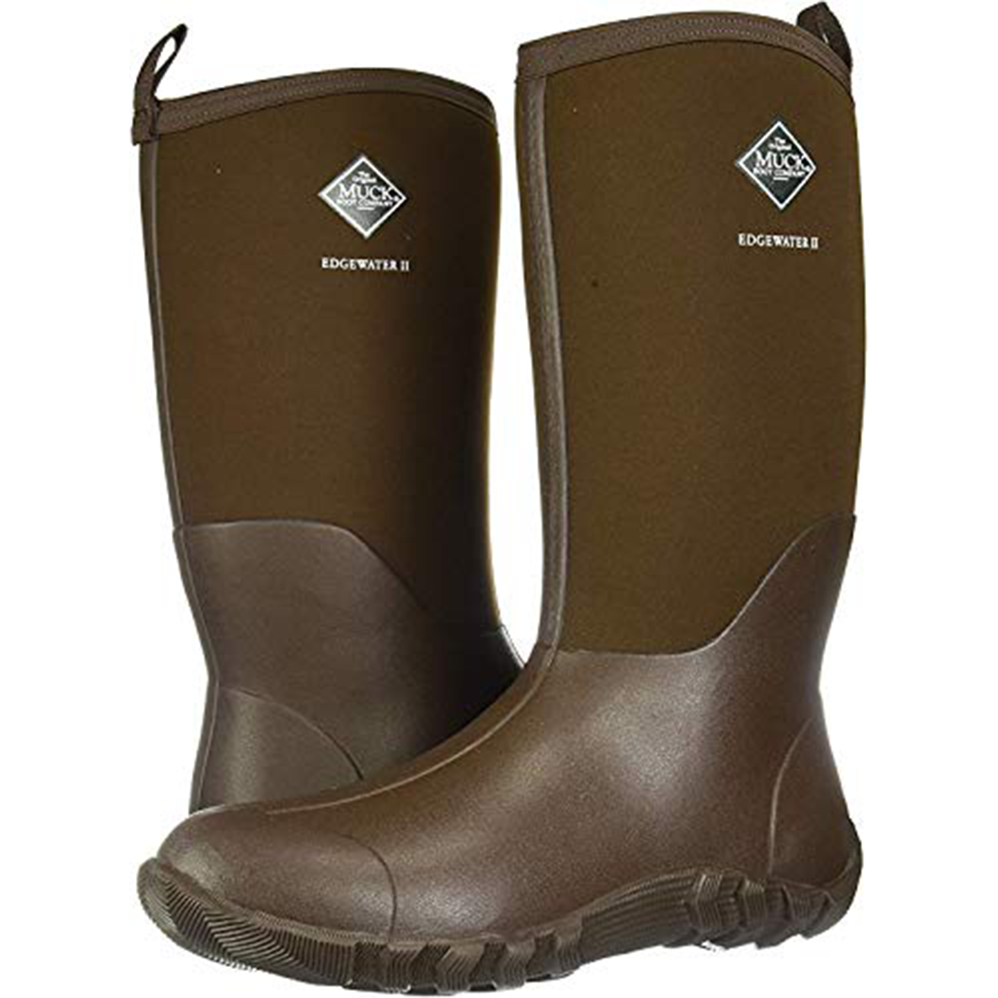 Muck Boot Men's Edgewater ll Multi-Purpose Tall Rubber Boots, Chocolate Brown