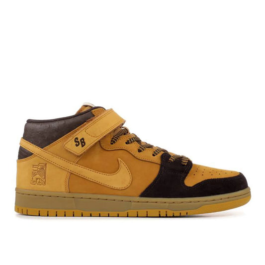 NIKE SB Dunk Mid Pro Taille 9.5 - Homme AJ1445-200 Cappuccino/Bronze Skateboard