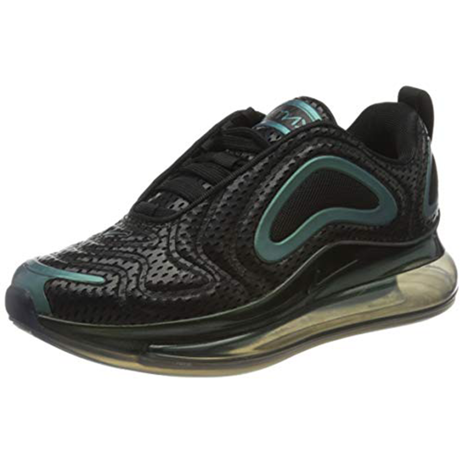 Nike Air Max 720 Big Kids Shoes Black/Laser Fuchsia/Anthracite aq3196-003 (4.5 M US) - Nike