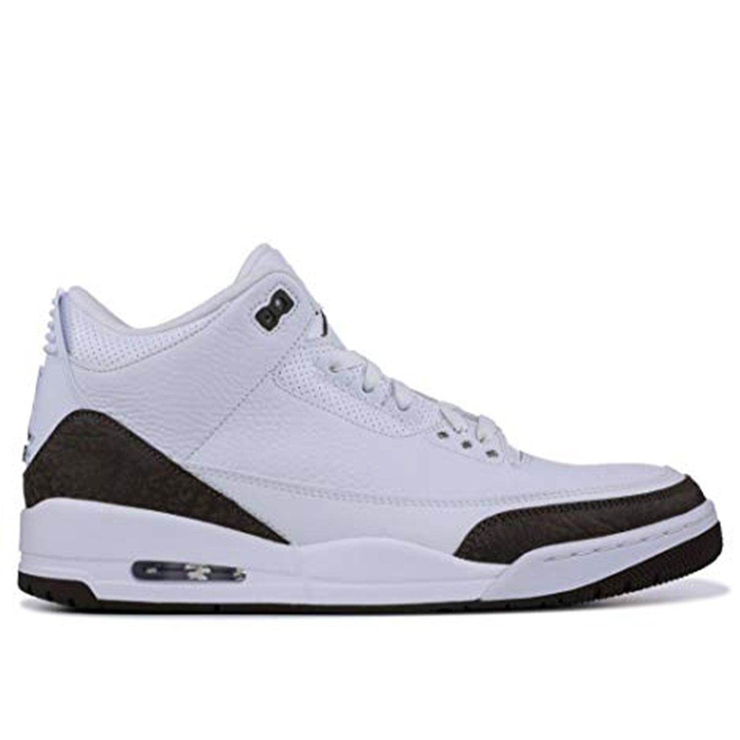 Nike Men's Air Jordan 3 Retro Mocha Size 8 - 136064-122 White/Dark Mocha-Chrome