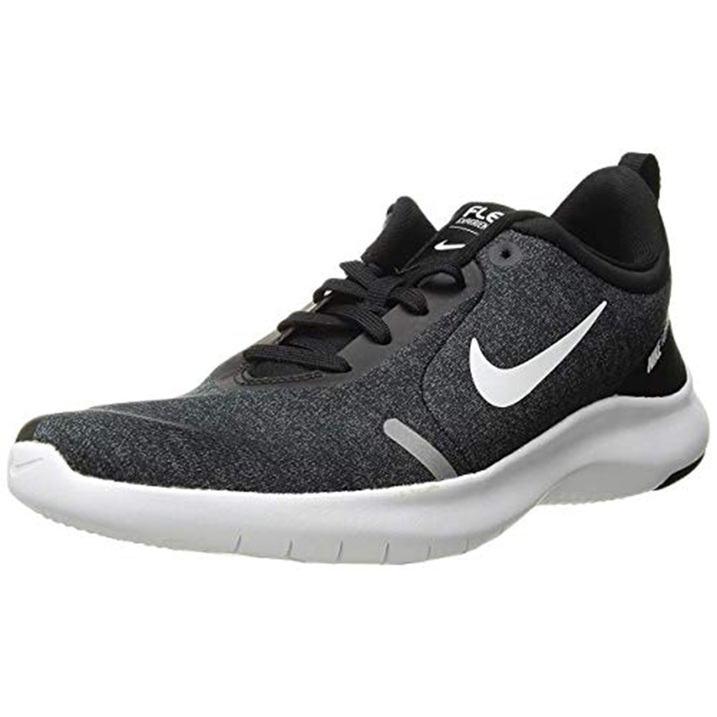 Nike Men's Flex Experience Run Shoe Size 8 - AJ5900-013 Black/White-Cool Grey-Reflective Silver - Nike