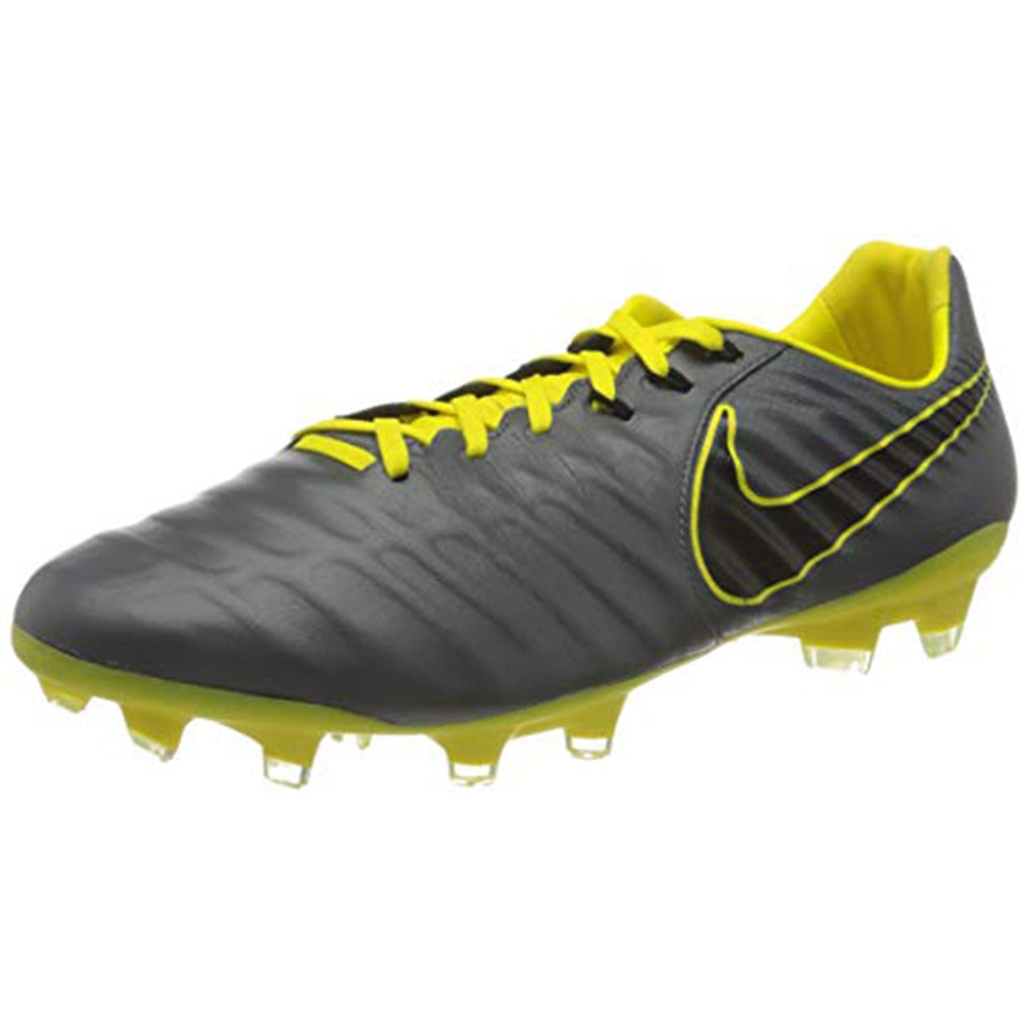 Nike Soccer Legend 7 Pro Fg Talla 13 - Hombre AH7241-070 GrisNegro/Opti-Amarillo